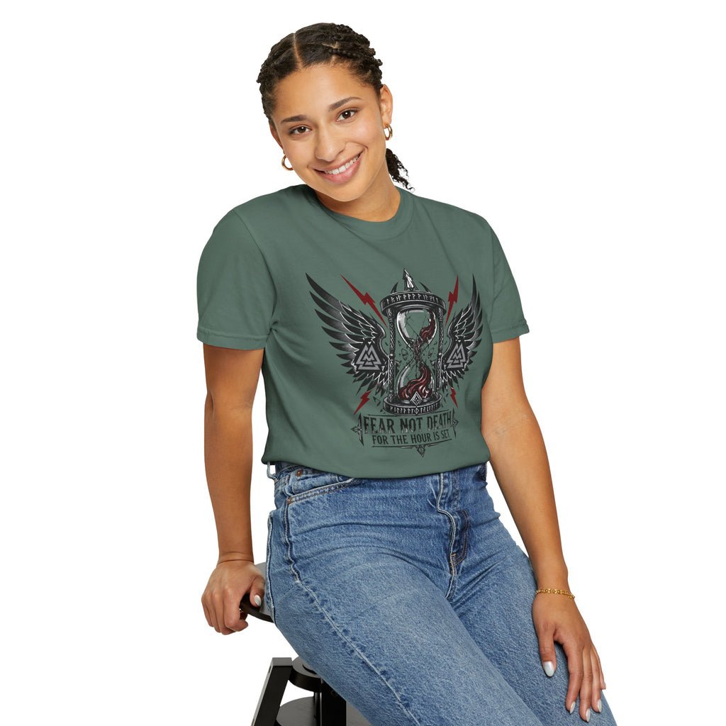Fear Not Death Hourglass Graphic T-Shirt