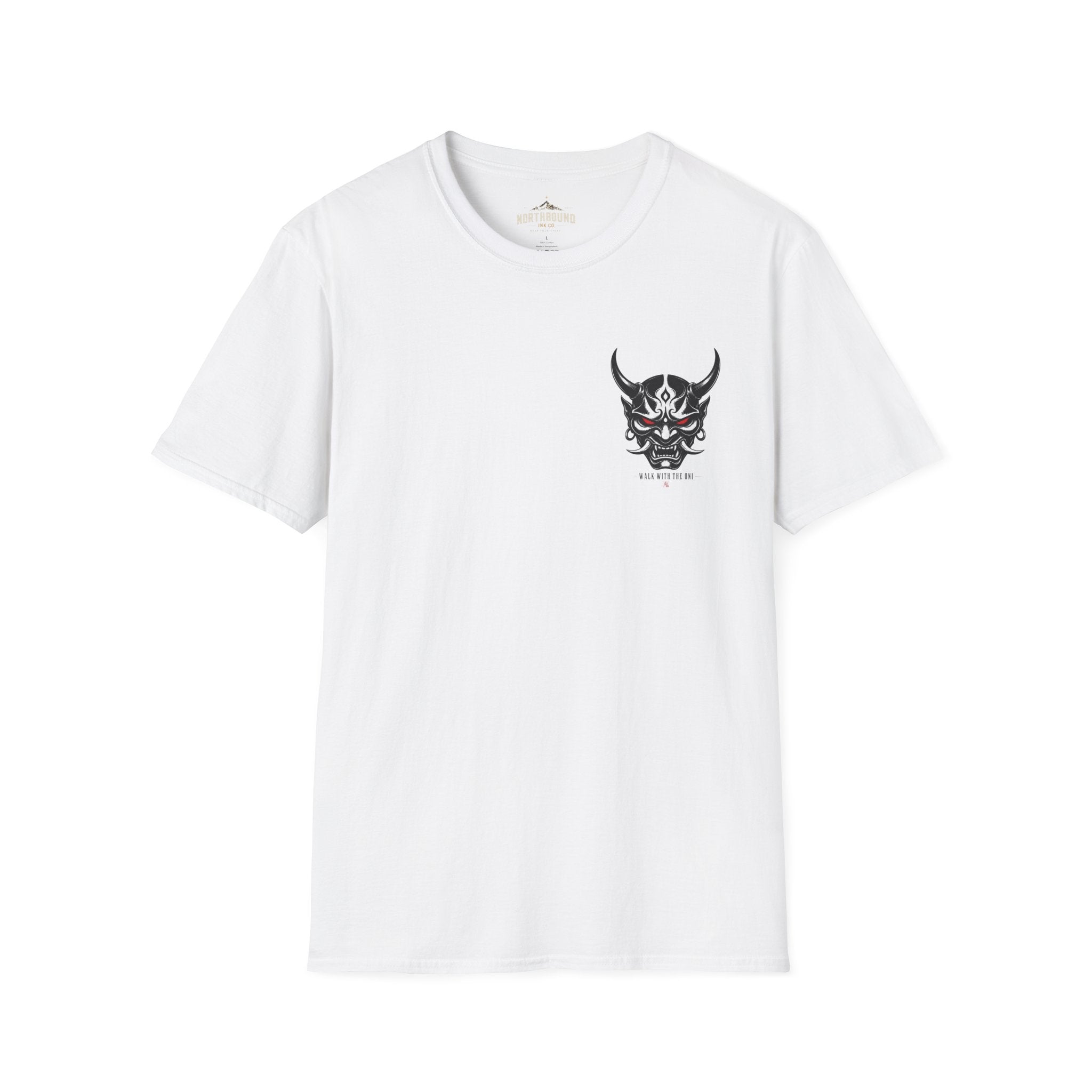 Oni Mask Graphic T‑Shirt — Japanese Demon Skull Tee
