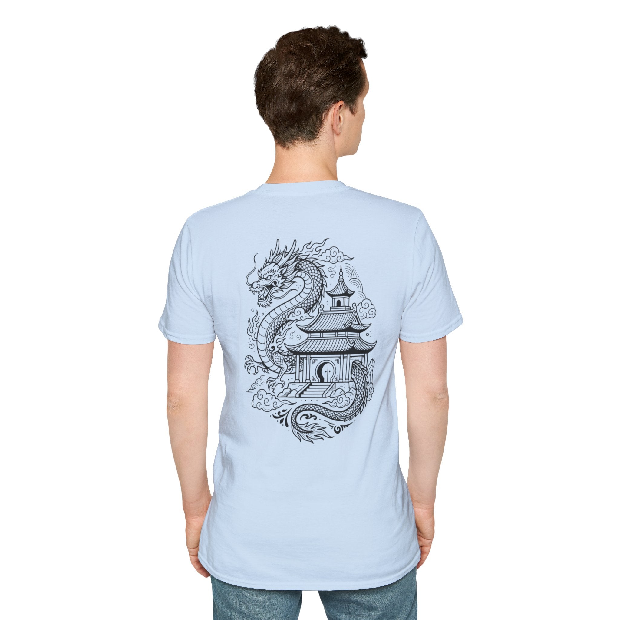 Dragon Temple T-Shirt — Asian Dragon Graphic Tee