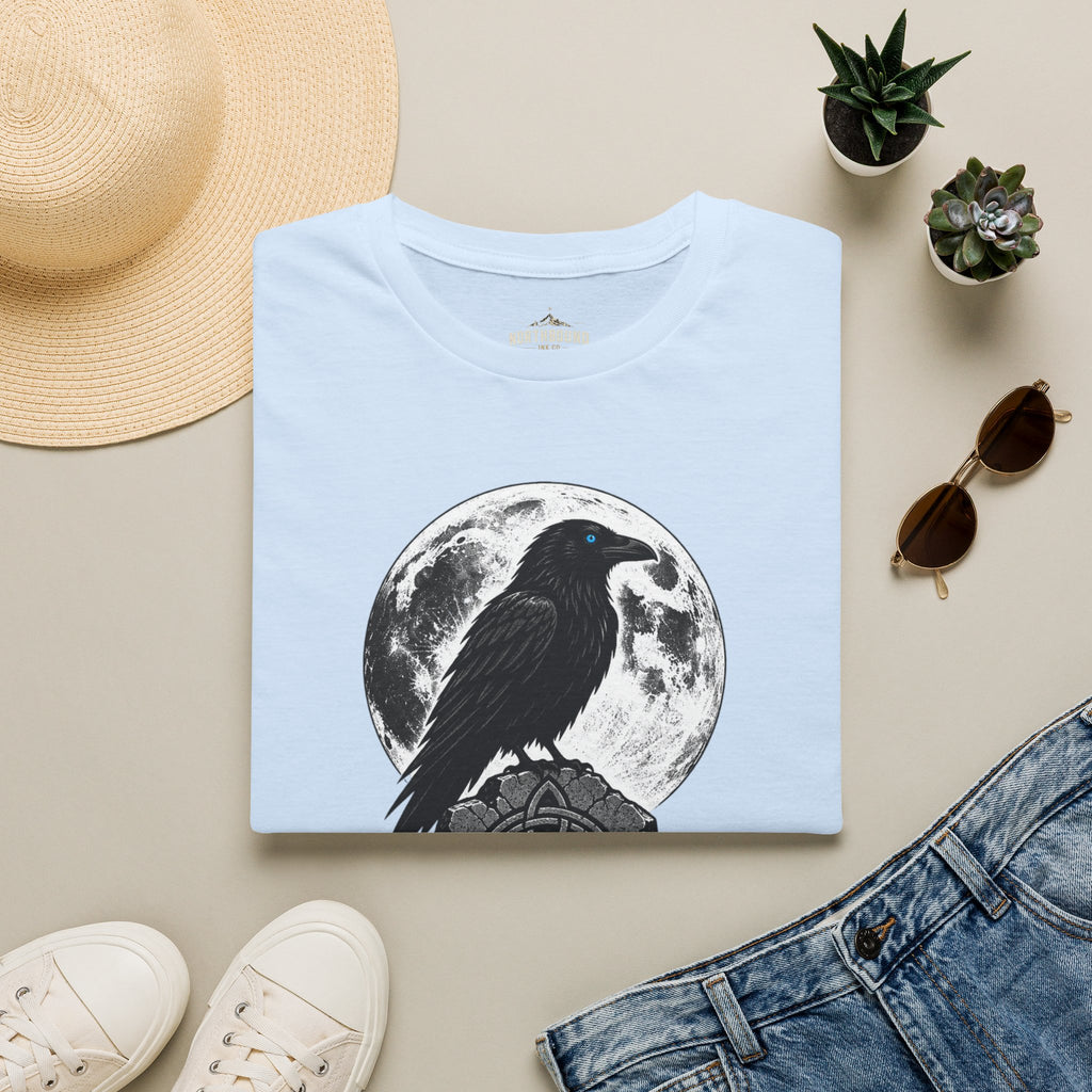 The Raven Knows T-Shirt — Gothic Moon Raven Tee
