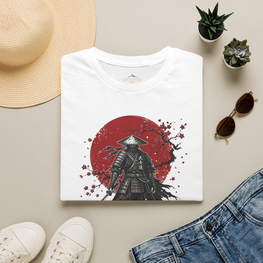 Samurai Death T-Shirt — 'Death Before Dishonor' Graphic Tee