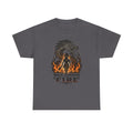 Walk Through the Fire Dragon T-Shirt — Inspirational Flame Graphic Tee