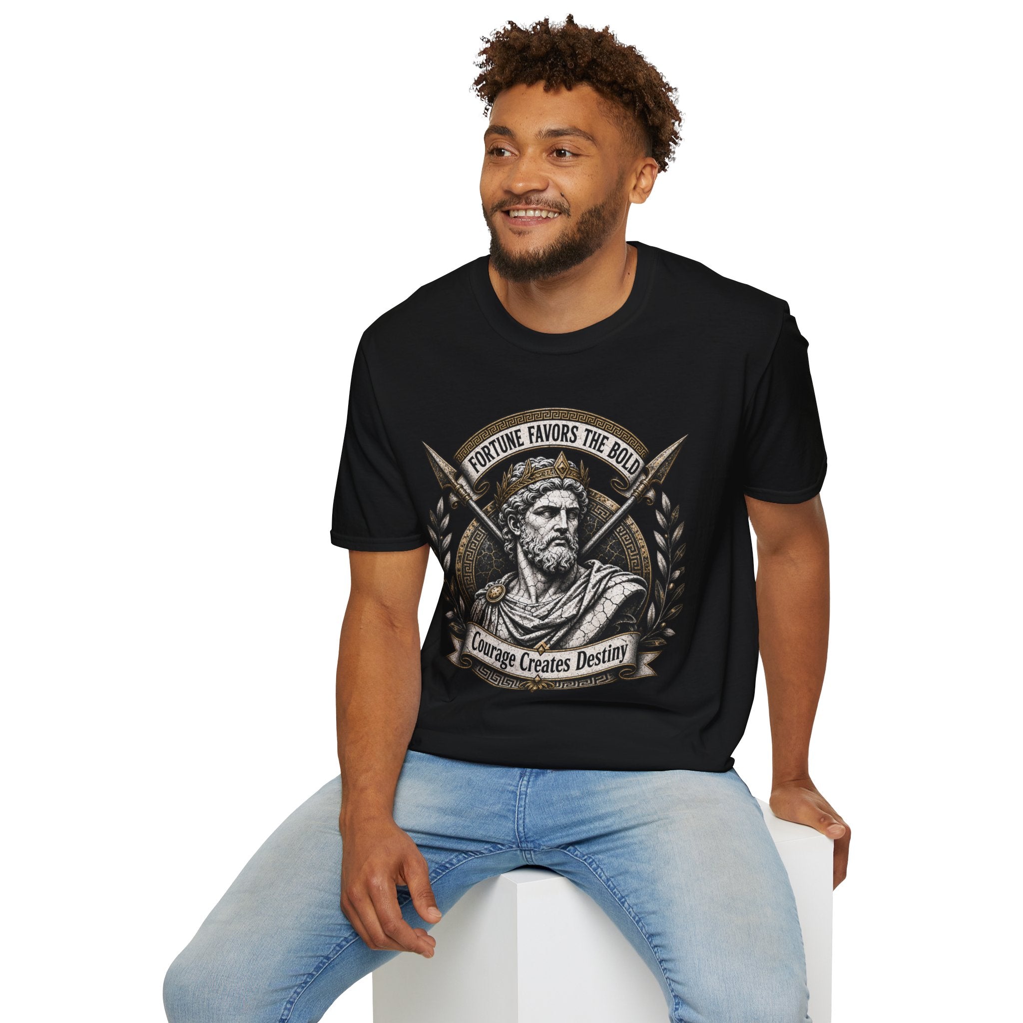 Fortune Favors The Bold T-Shirt — Viking/Norse Warrior Graphic Tee