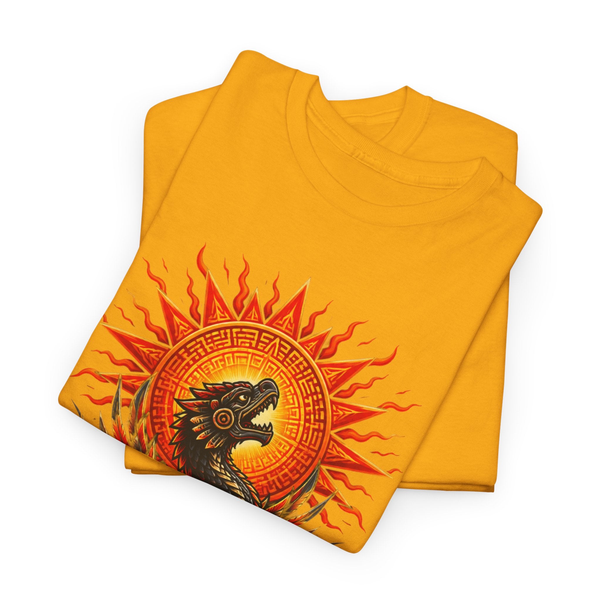 Dragon Sun T-Shirt — Fiery Serpent Graphic Tee
