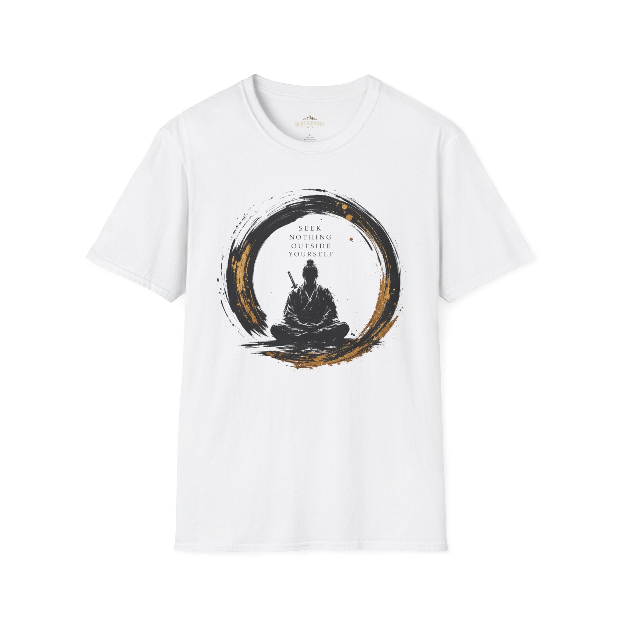 Zen Buddha T‑Shirt — "Seek Nothing Outside Yourself" Meditation Tee