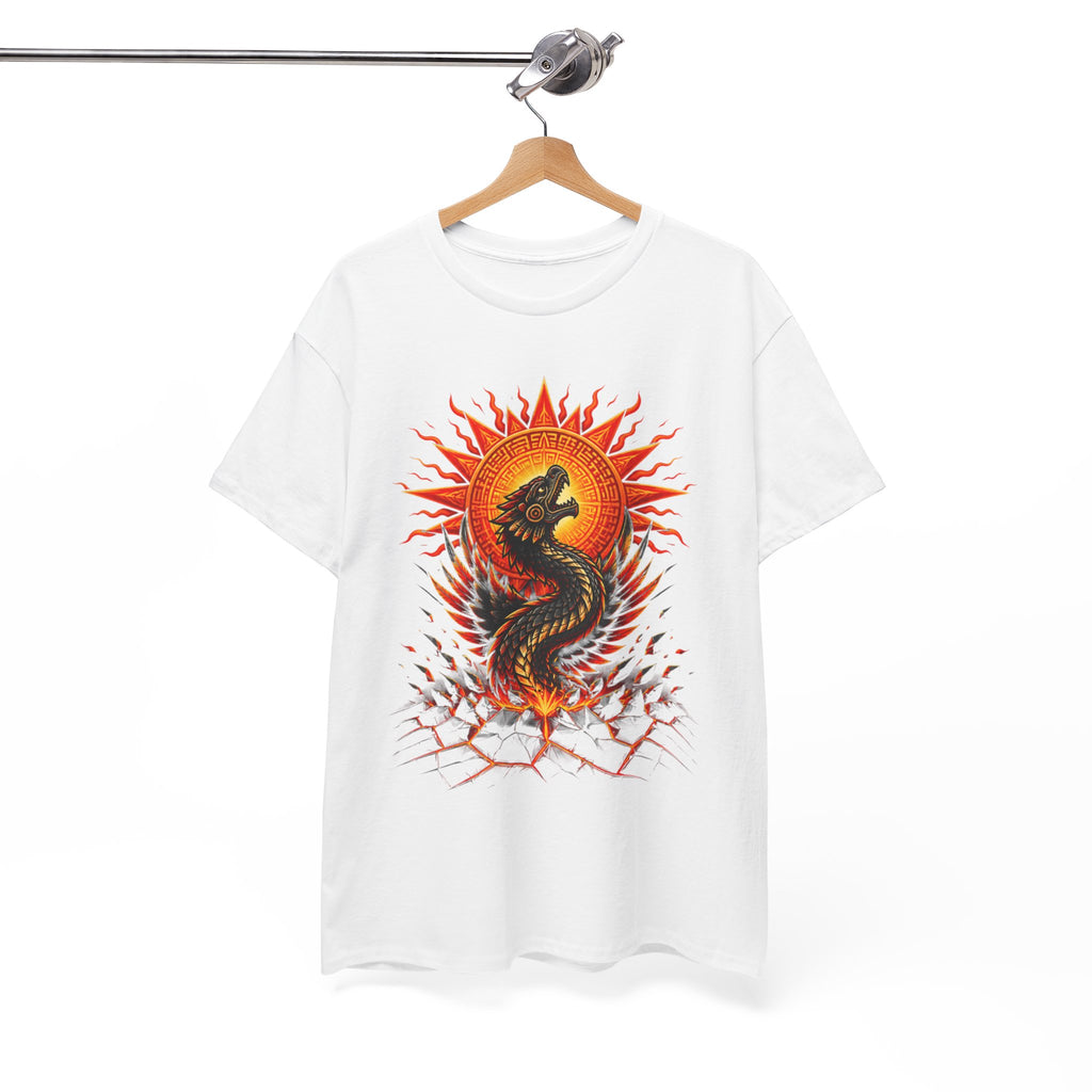Dragon Sun T-Shirt — Fiery Serpent Graphic Tee
