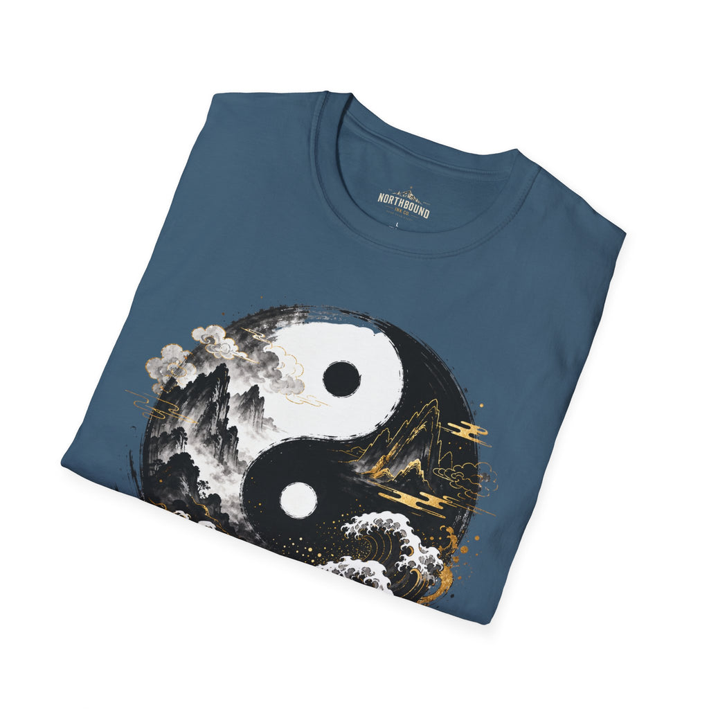 Yin Yang 'Seek Balance' Graphic T-Shirt