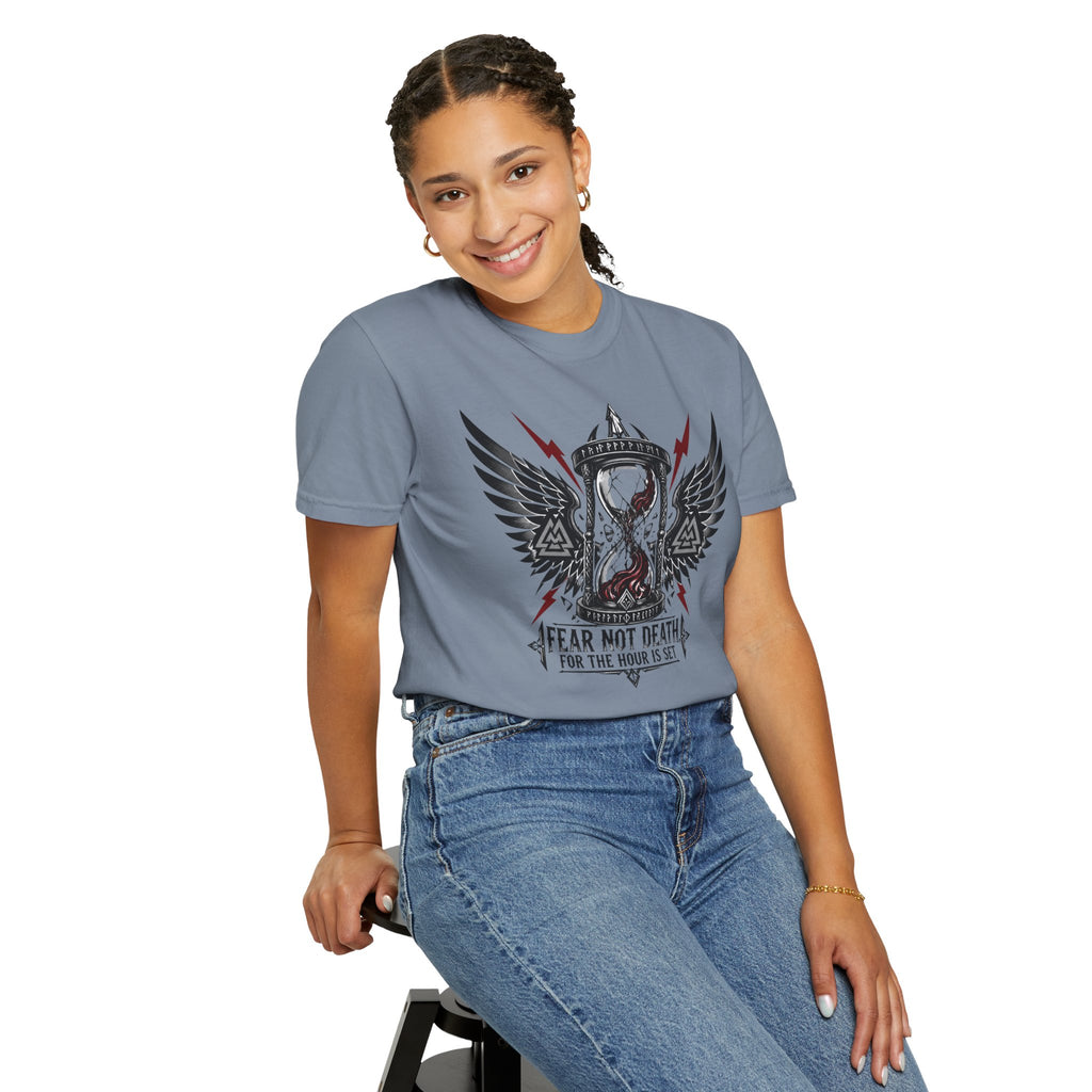 Fear Not Death Hourglass Graphic T-Shirt