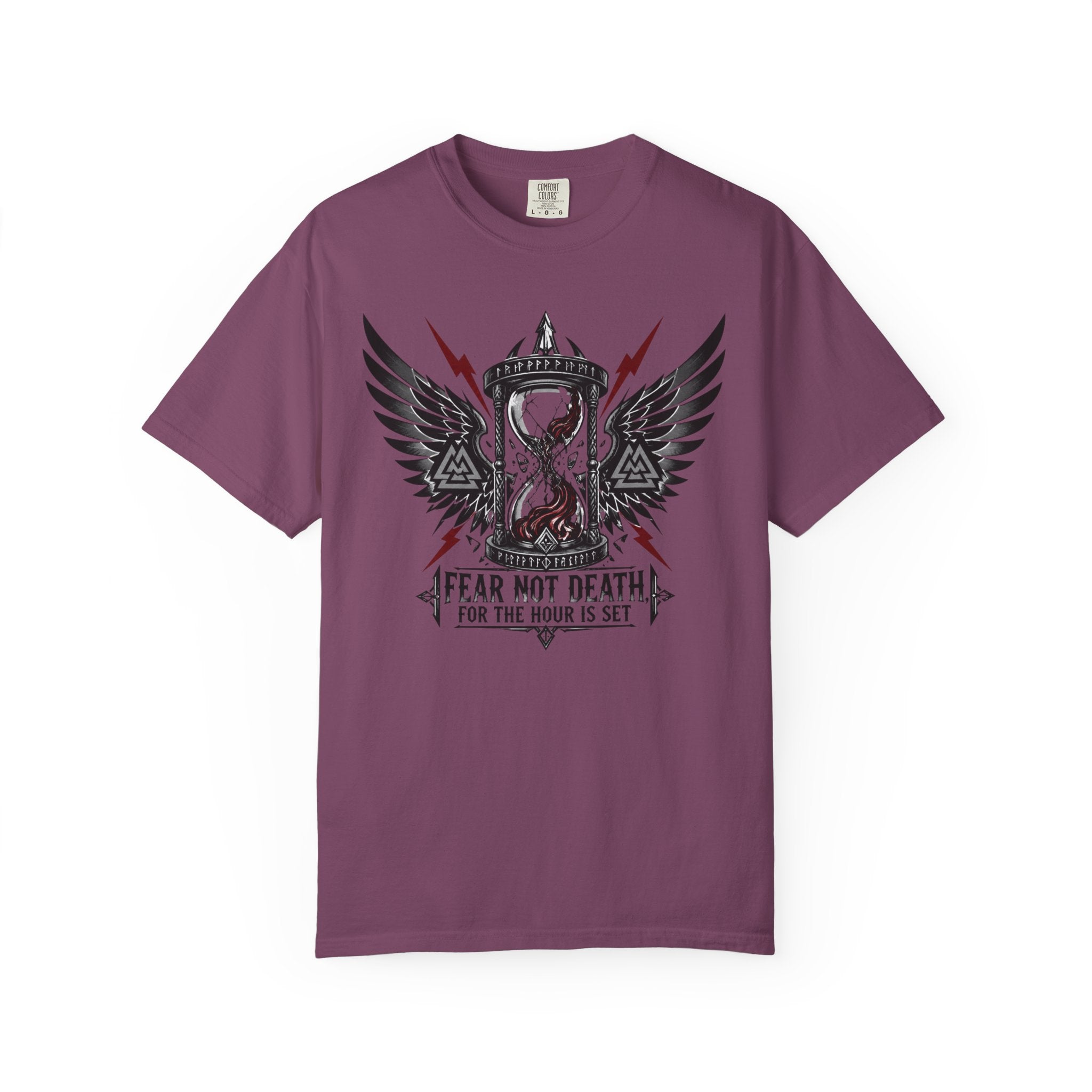 Fear Not Death Hourglass Graphic T-Shirt
