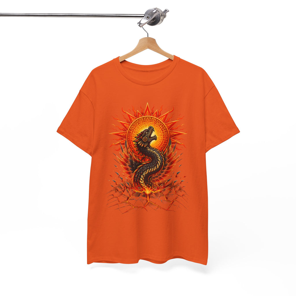 Dragon Sun T-Shirt — Fiery Serpent Graphic Tee
