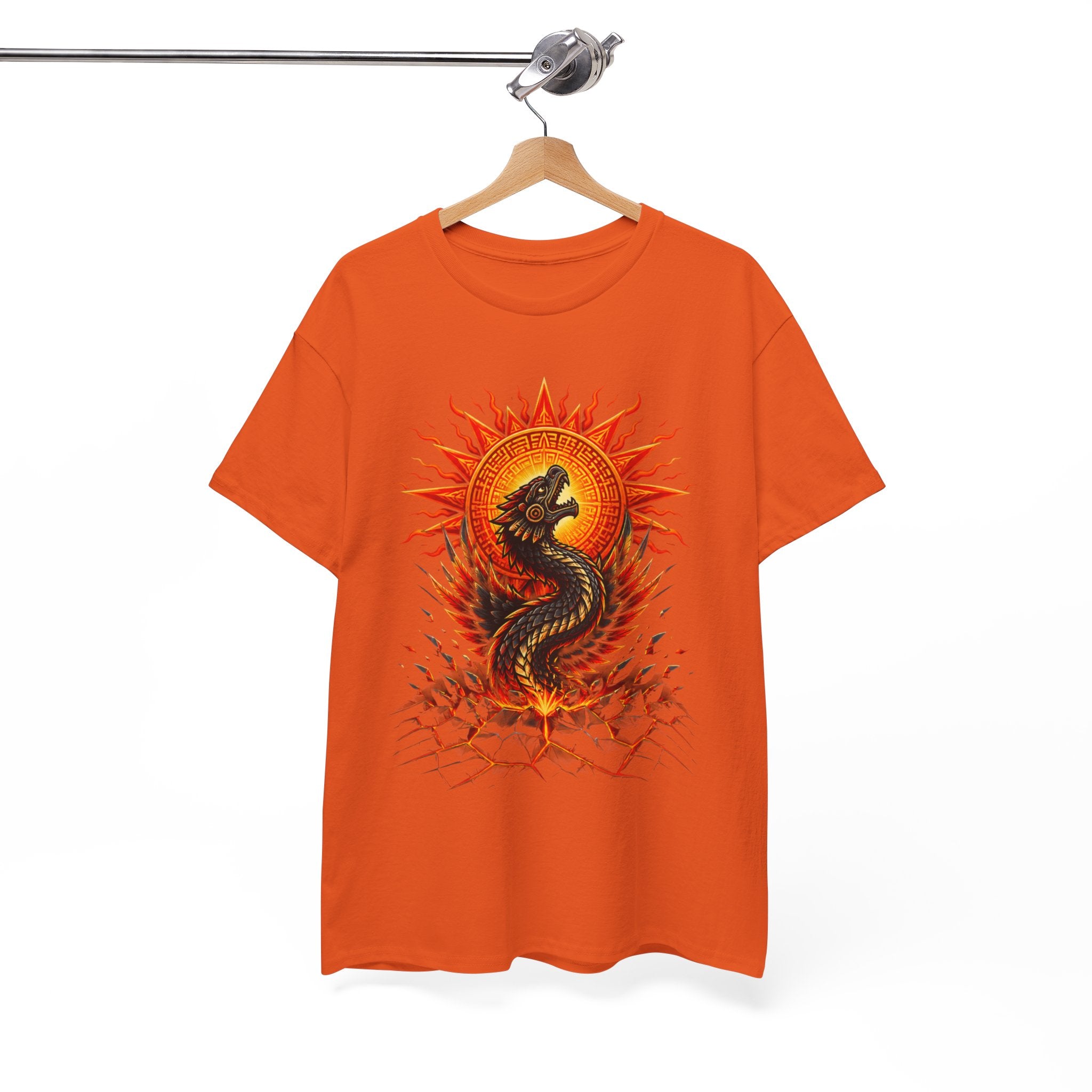 Dragon Sun T-Shirt — Fiery Serpent Graphic Tee