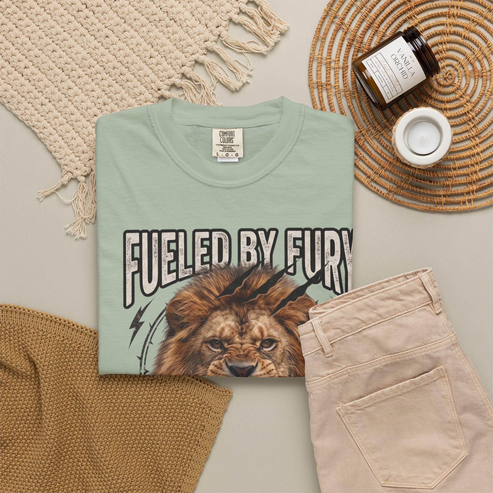Fueled By Fury Lion T-Shirt
