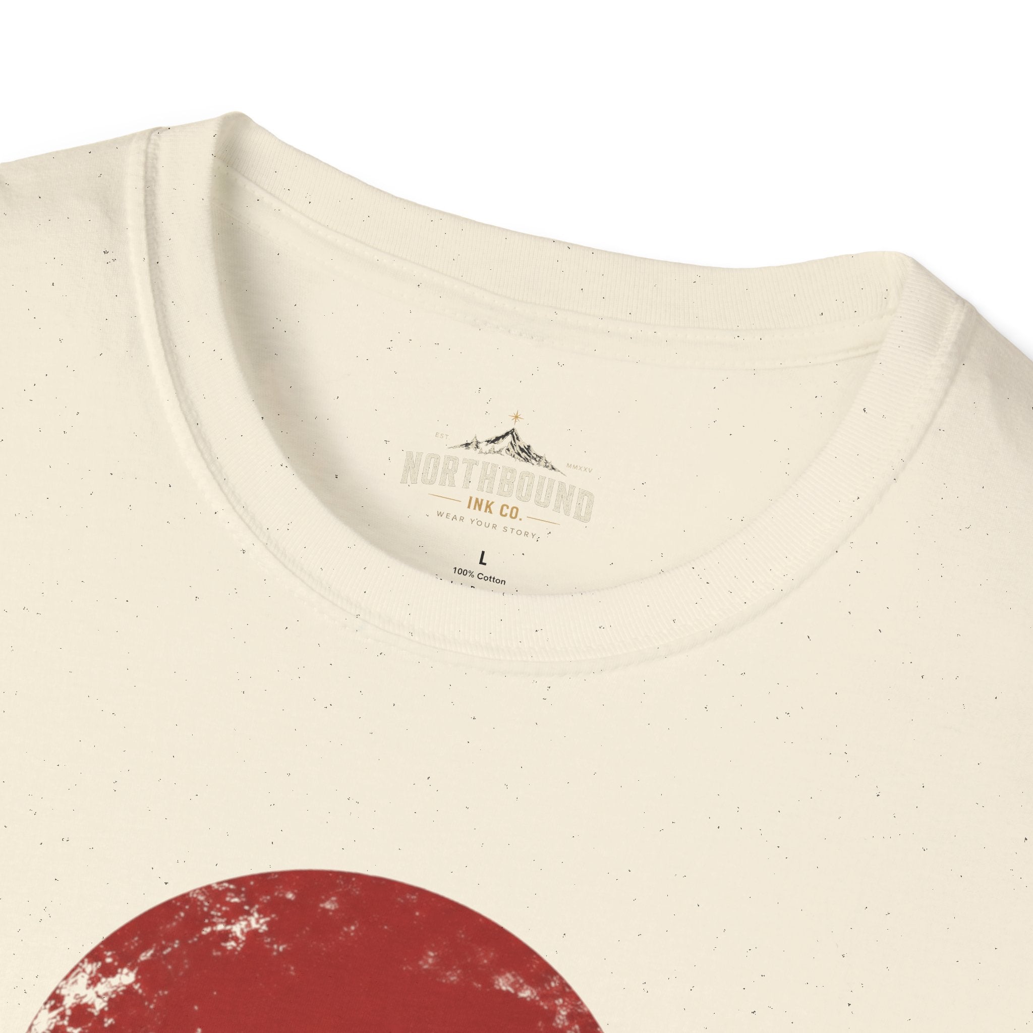 Samurai Walk T-Shirt — Red Sun Japanese Warrior Graphic