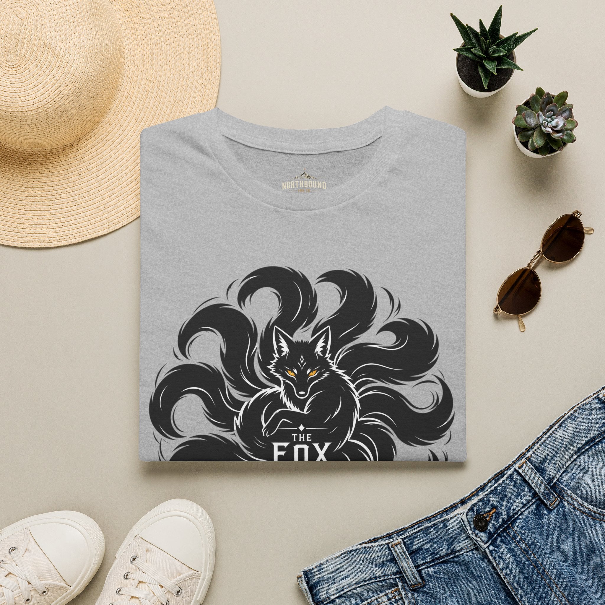 Fox Tails T-Shirt — "The Fox Knows the Way" Graphic Tee