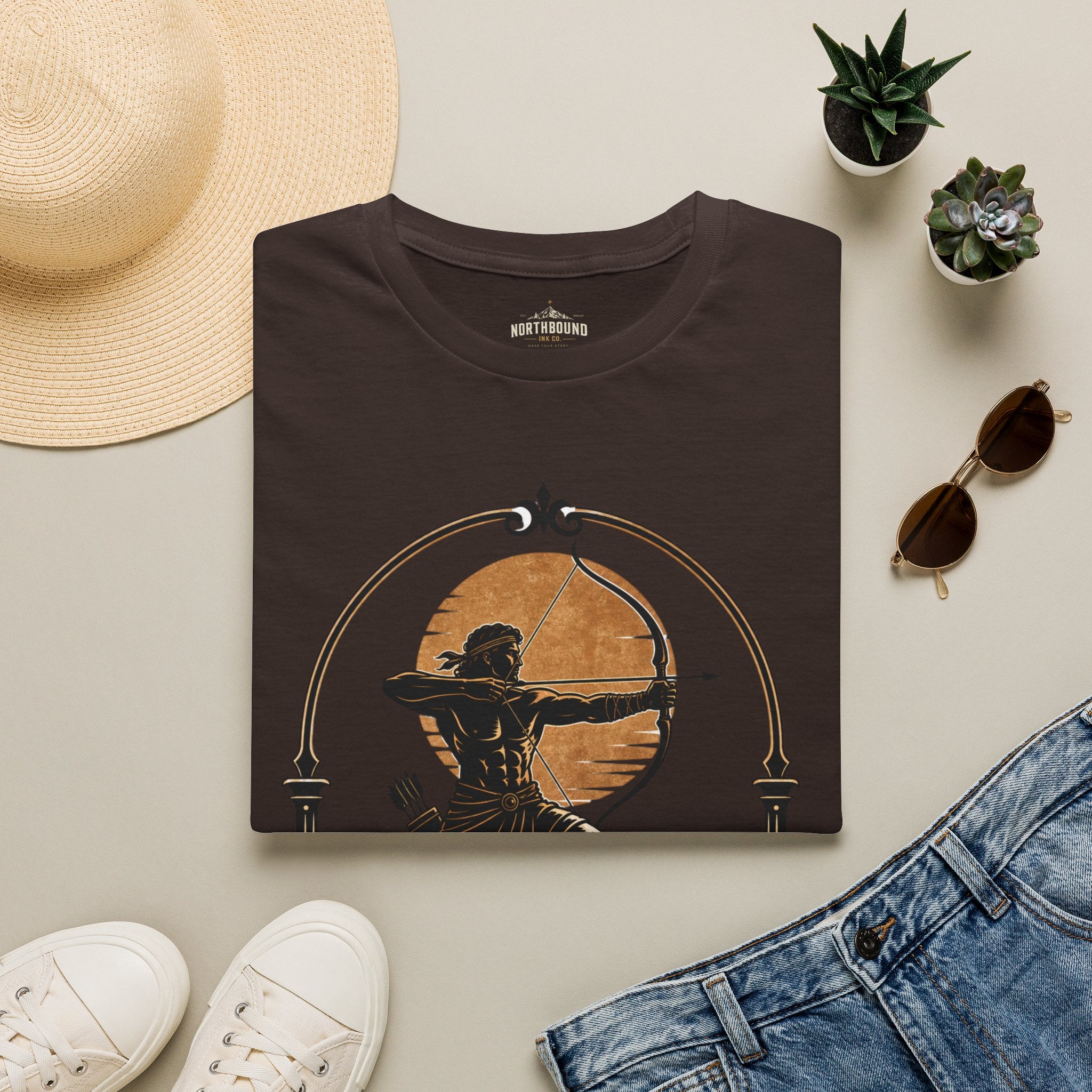 Archer Strength T‑Shirt — 'Strength Through Struggle' Graphic Tee