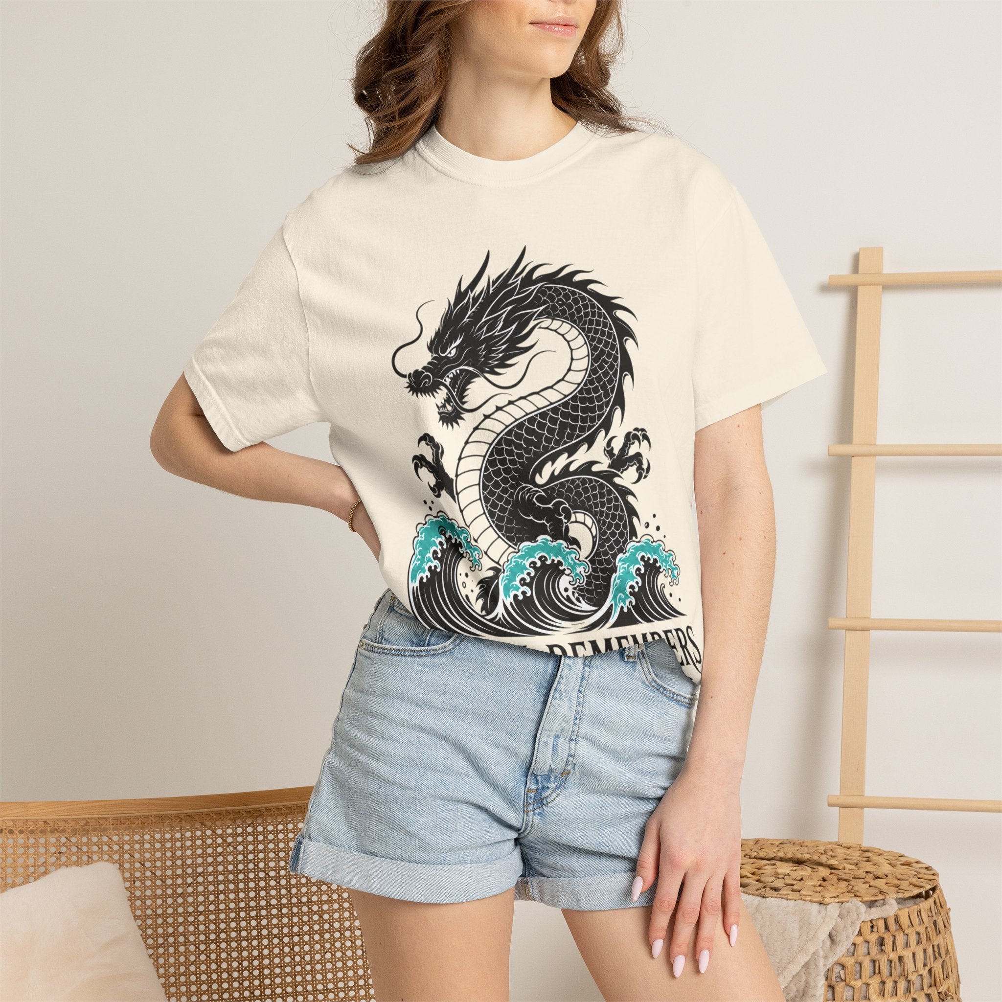 Dragon Wave T‑Shirt — "The Sea Remembers" Nautical Graphic Tee