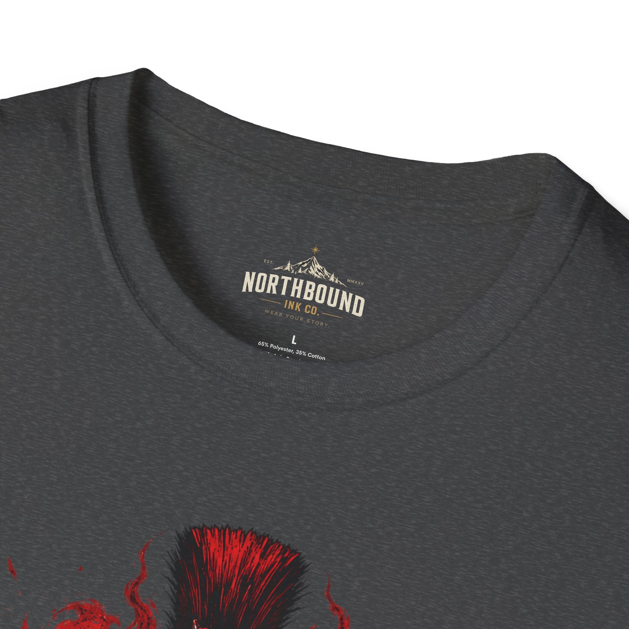 Warrior Helmet T-Shirt — "Fortune Favors the Brave" Spartan Helmet Graphic Tee