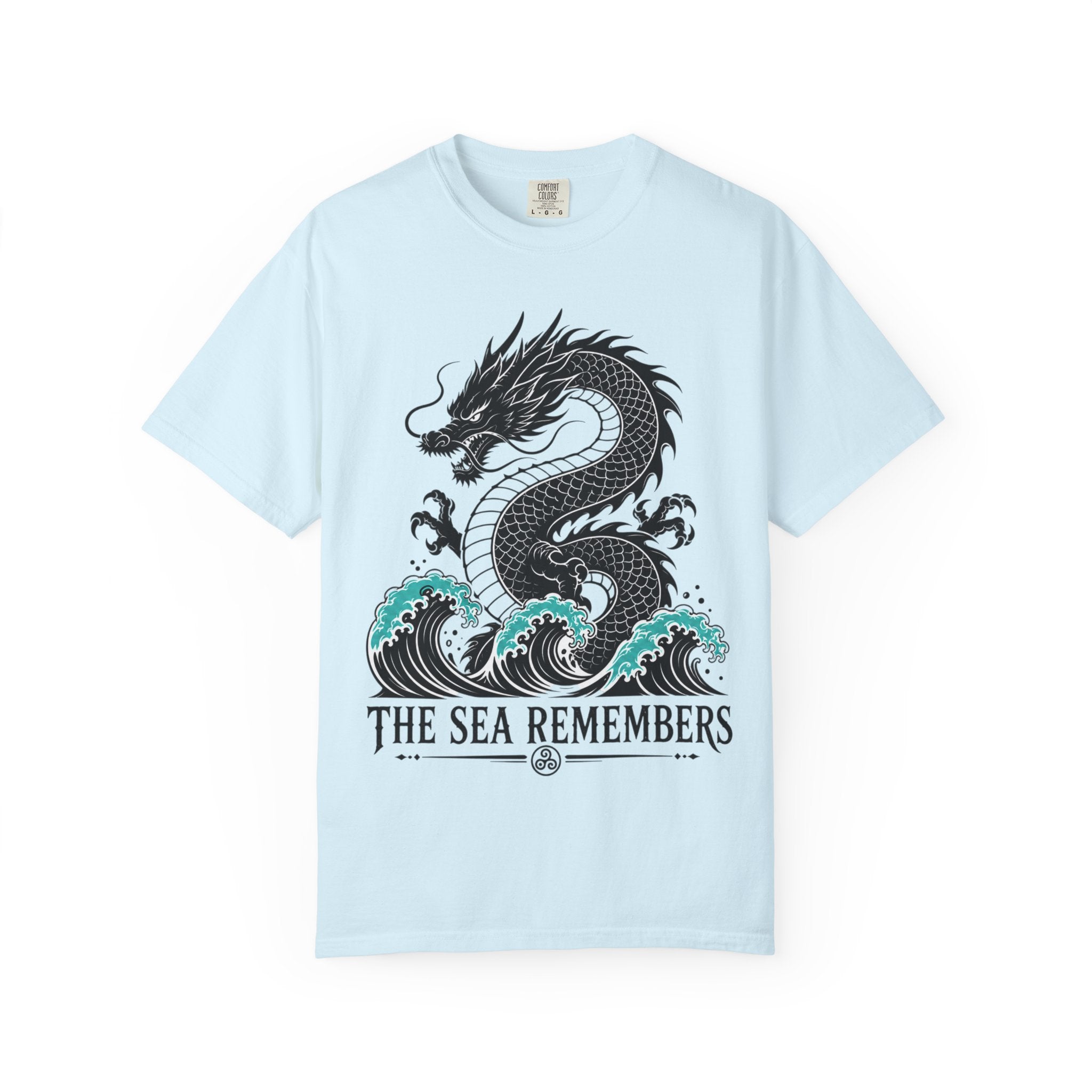 Dragon Wave T‑Shirt — "The Sea Remembers" Nautical Graphic Tee