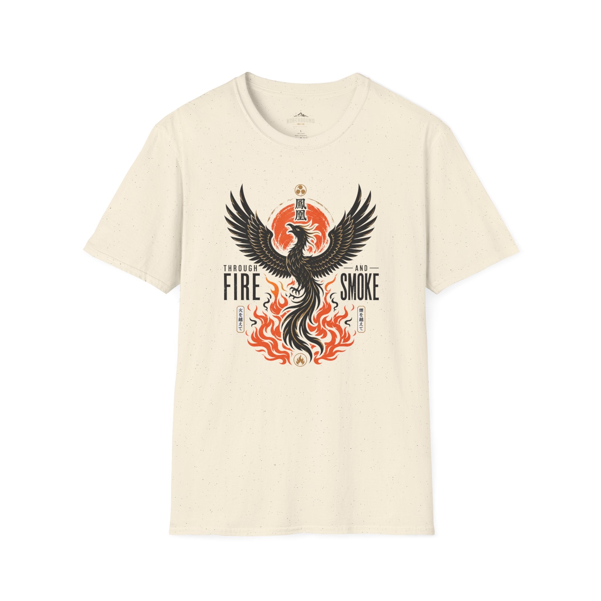 Phoenix Graphic T-Shirt — "Through Fire and Smoke" Inspirational Tee