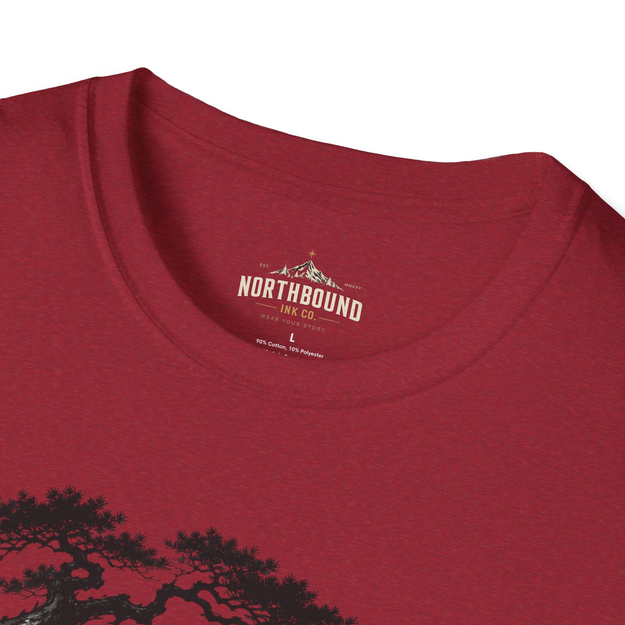 Meditation Zen T-Shirt — 'Silence Is Great Strength' Minimal Bonsai Buddha Tee