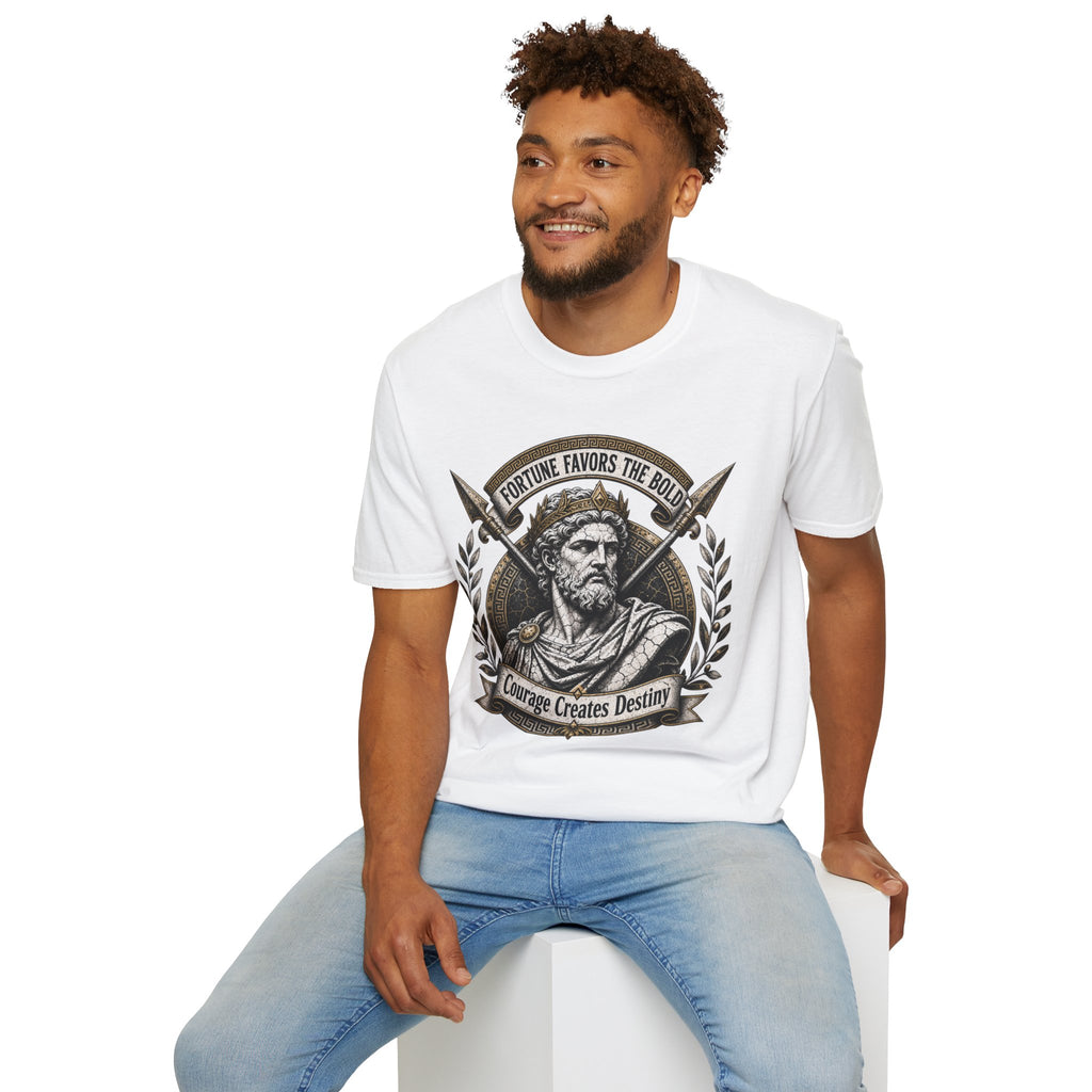 Fortune Favors The Bold T-Shirt — Viking/Norse Warrior Graphic Tee