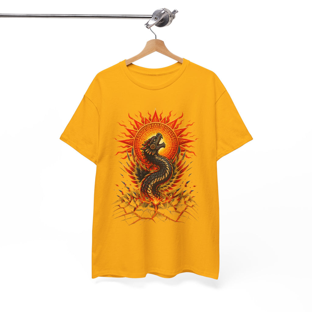 Dragon Sun T-Shirt — Fiery Serpent Graphic Tee