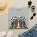 Only The Brave T-Shirt — Gothic Knight Helmet & Castle Illustration