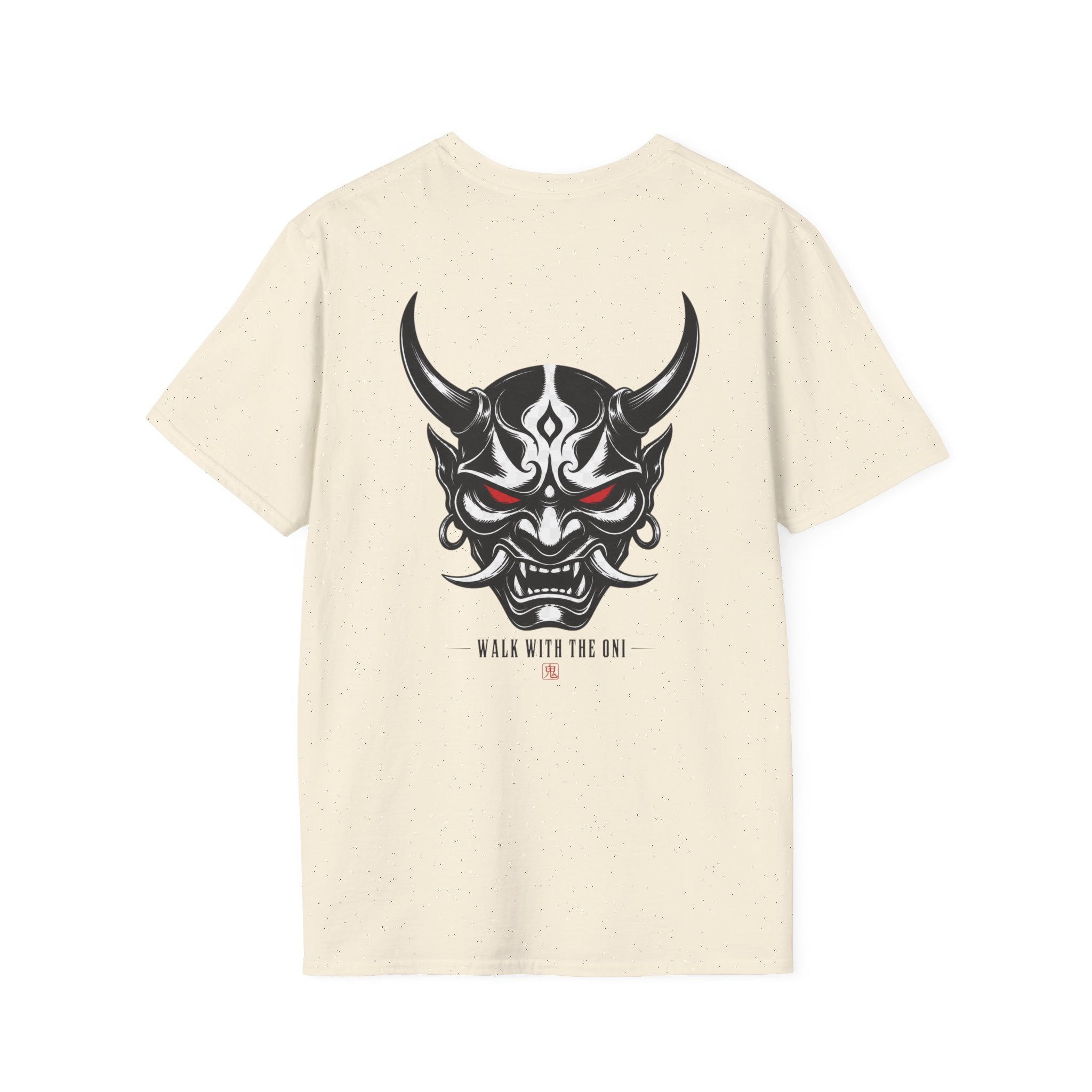 Oni Mask Graphic T‑Shirt — Japanese Demon Skull Tee
