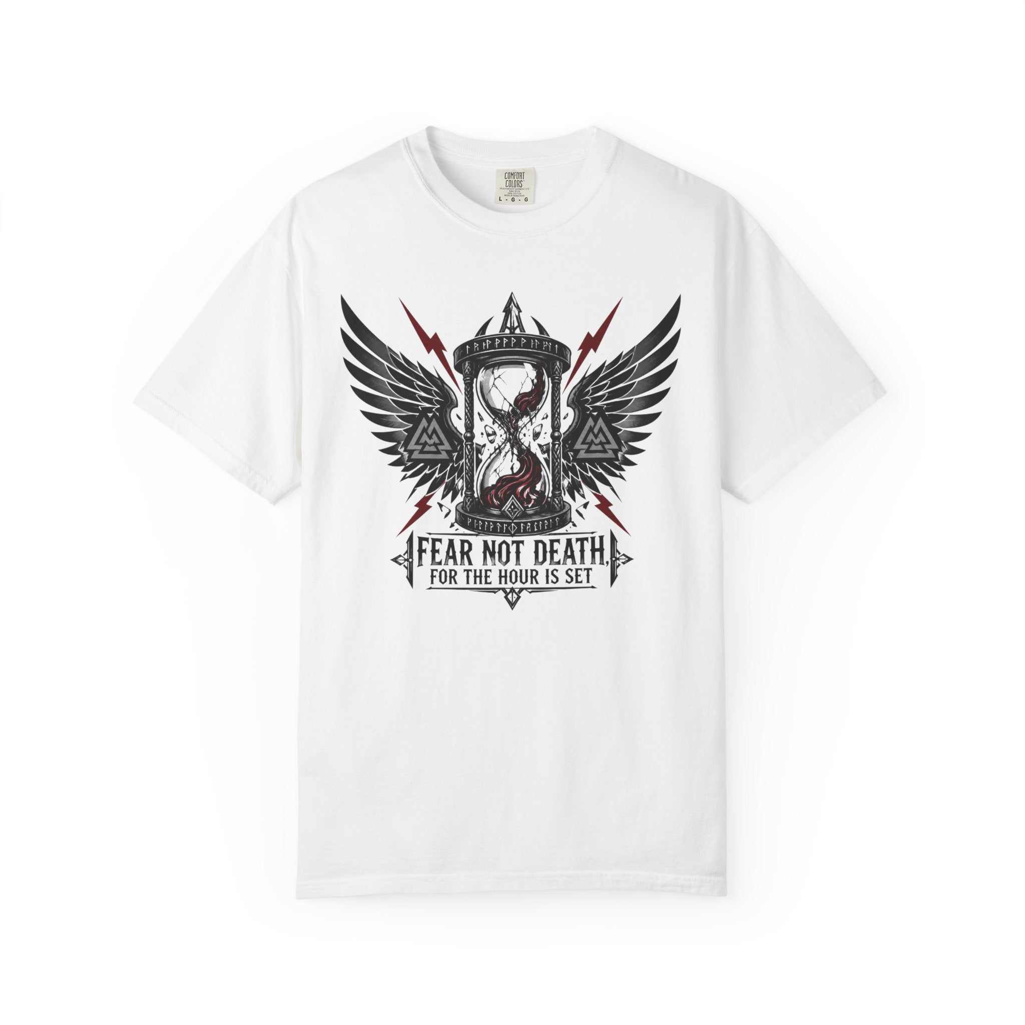 Fear Not Death Hourglass Graphic T-Shirt
