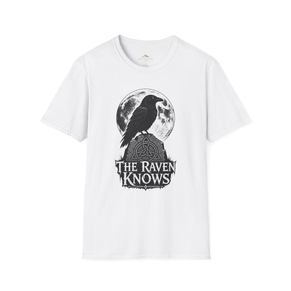 The Raven Knows T-Shirt — Gothic Moon Raven Tee
