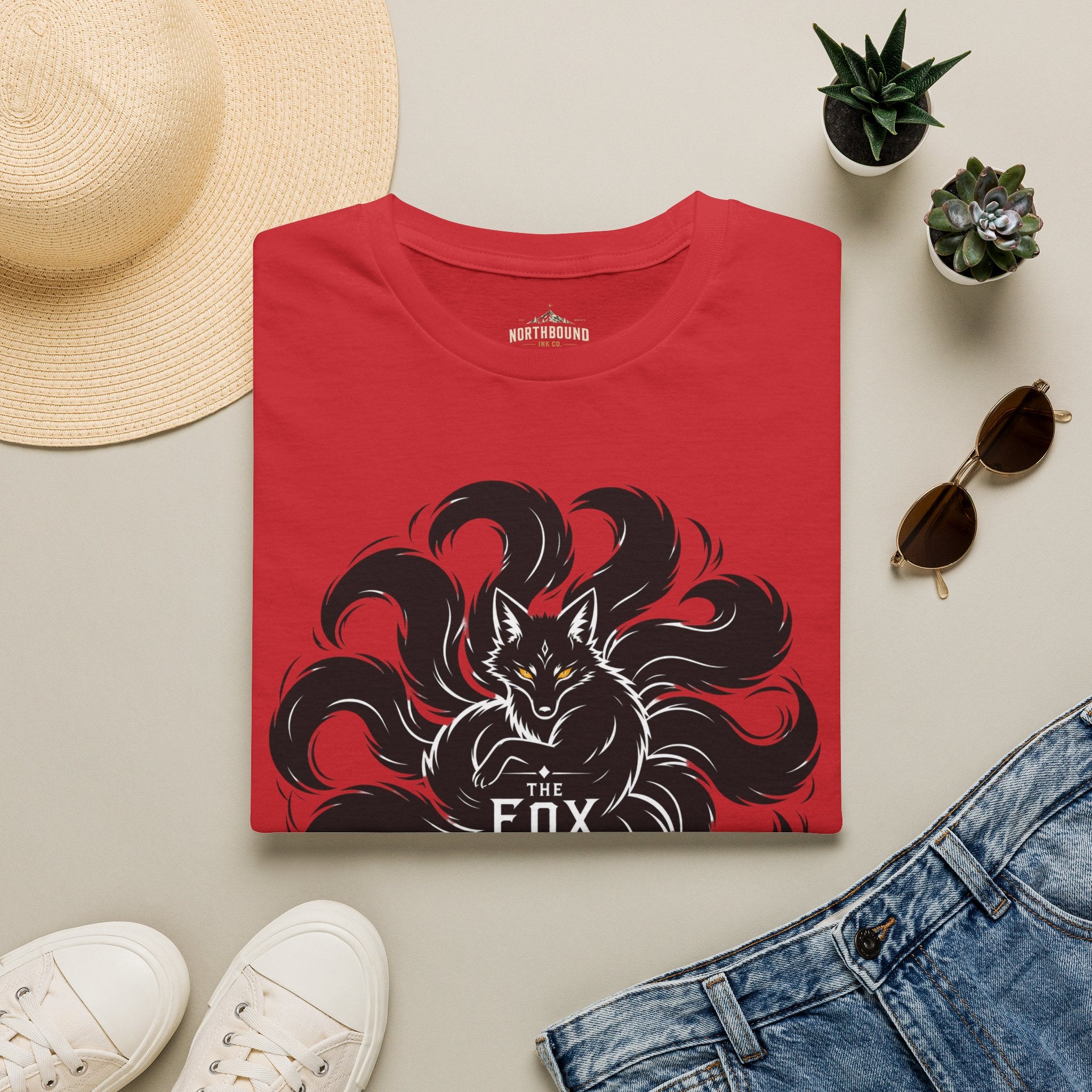 Fox Tails T-Shirt — "The Fox Knows the Way" Graphic Tee
