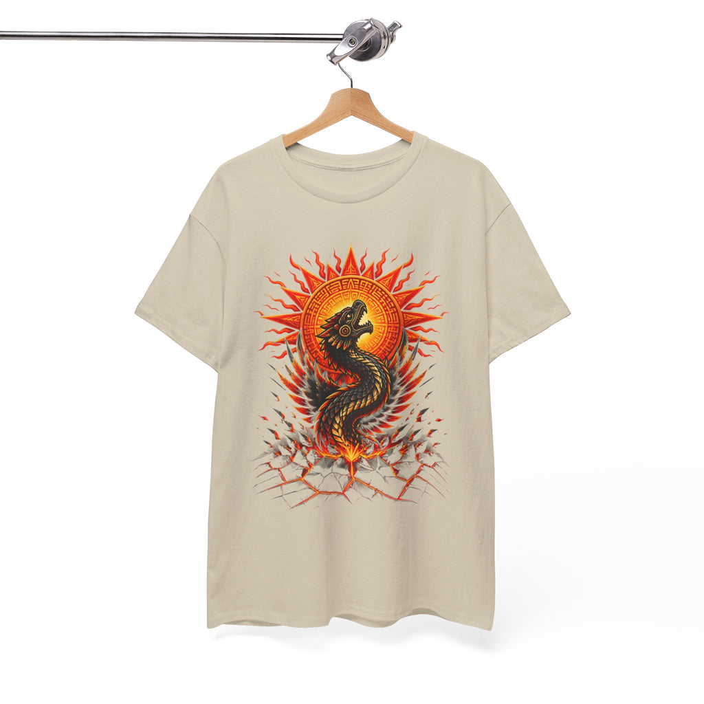 Dragon Sun T-Shirt — Fiery Serpent Graphic Tee