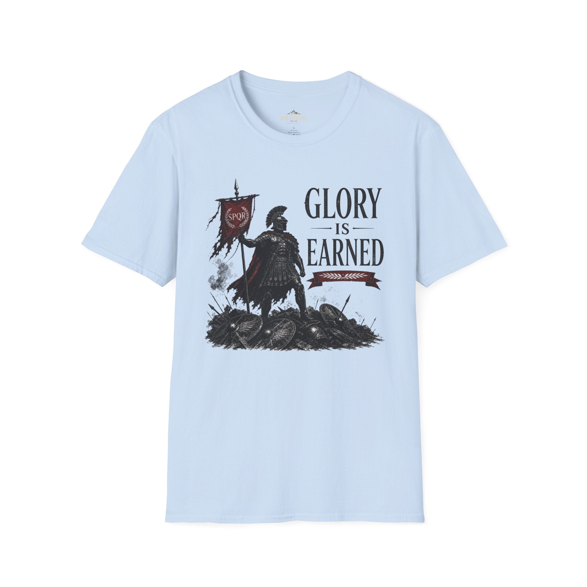 Glory Is Earned Spartan Warrior T-Shirt