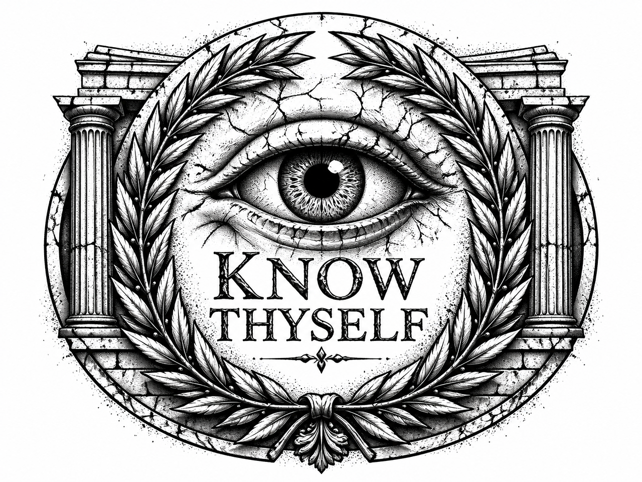 Know Thyself Eye T-Shirt — Vintage Masonic All-Seeing Eye Graphic Tee