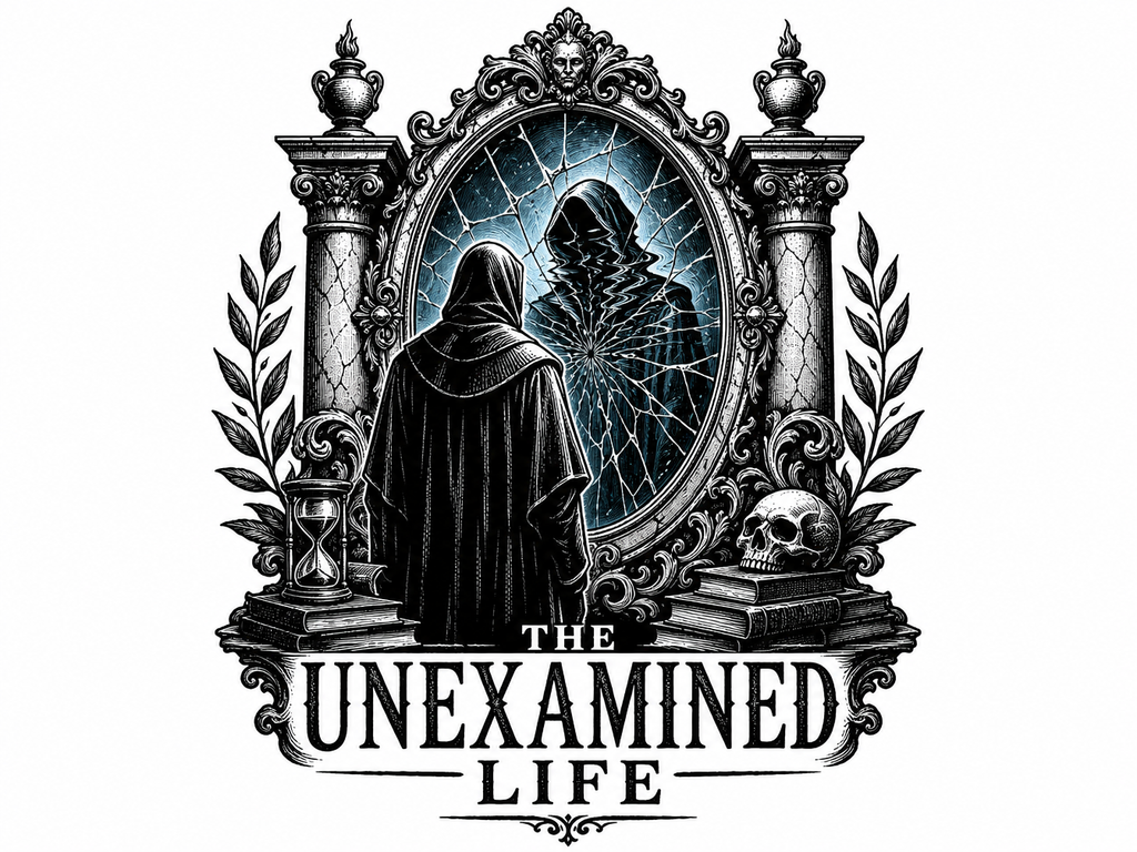 The Unexamined Life T-Shirt — Philosophical Mirror Graphic Tee