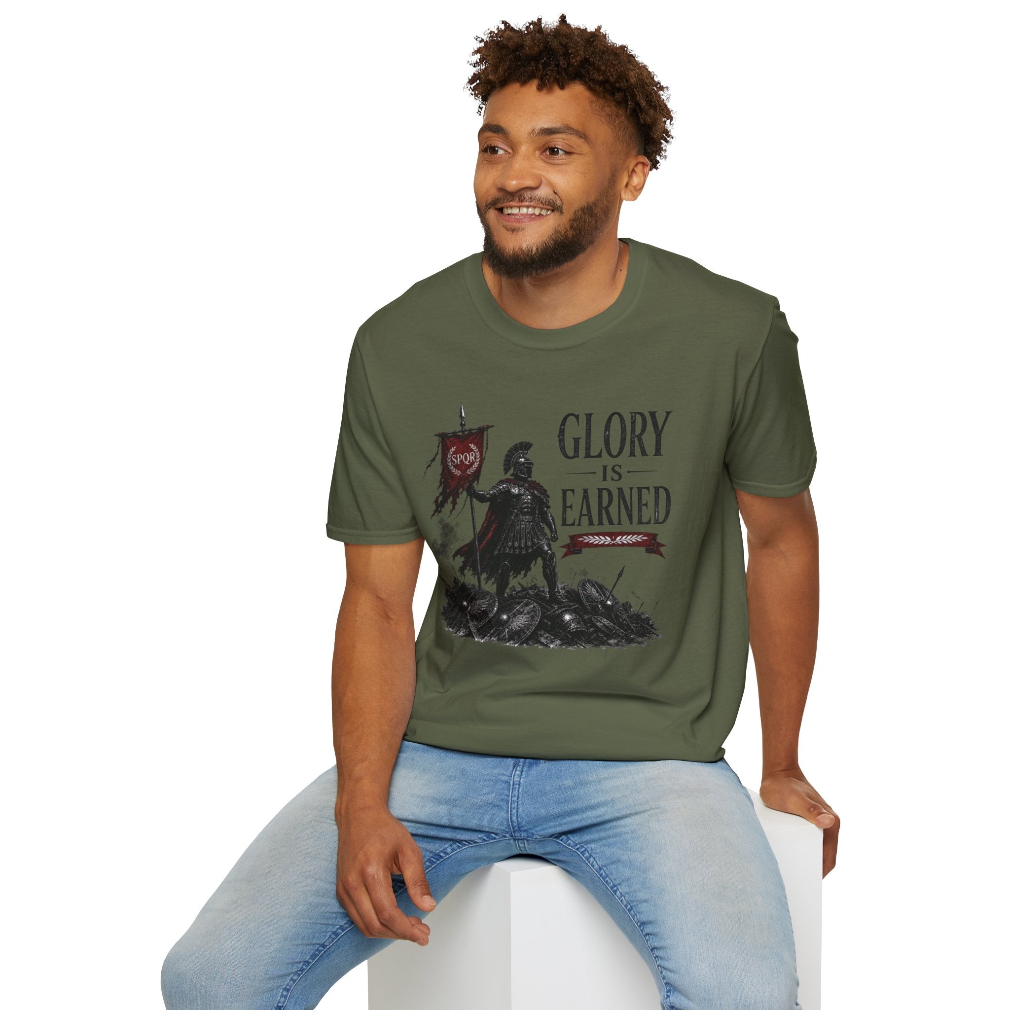 Glory Is Earned Spartan Warrior T-Shirt