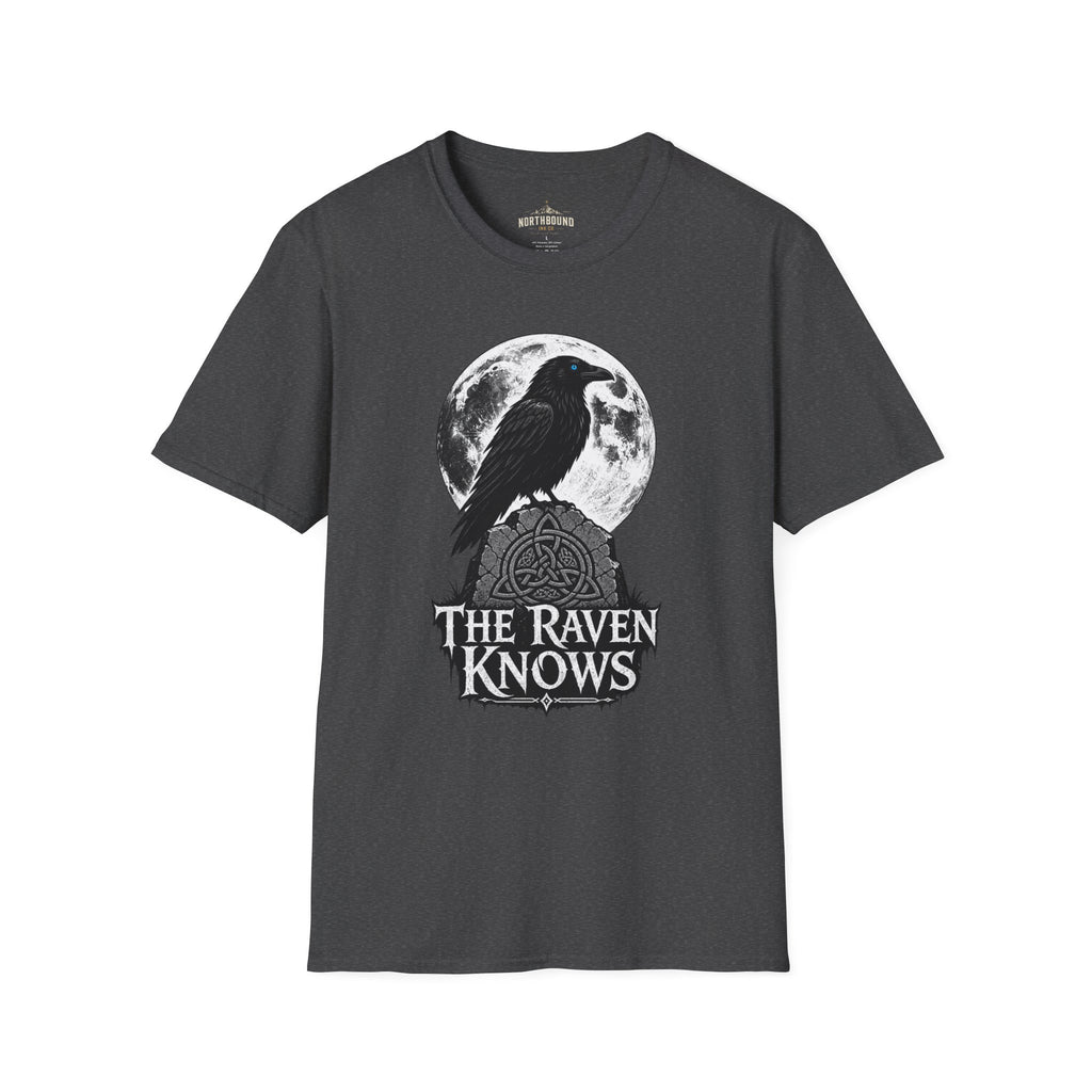 The Raven Knows T-Shirt — Gothic Moon Raven Tee