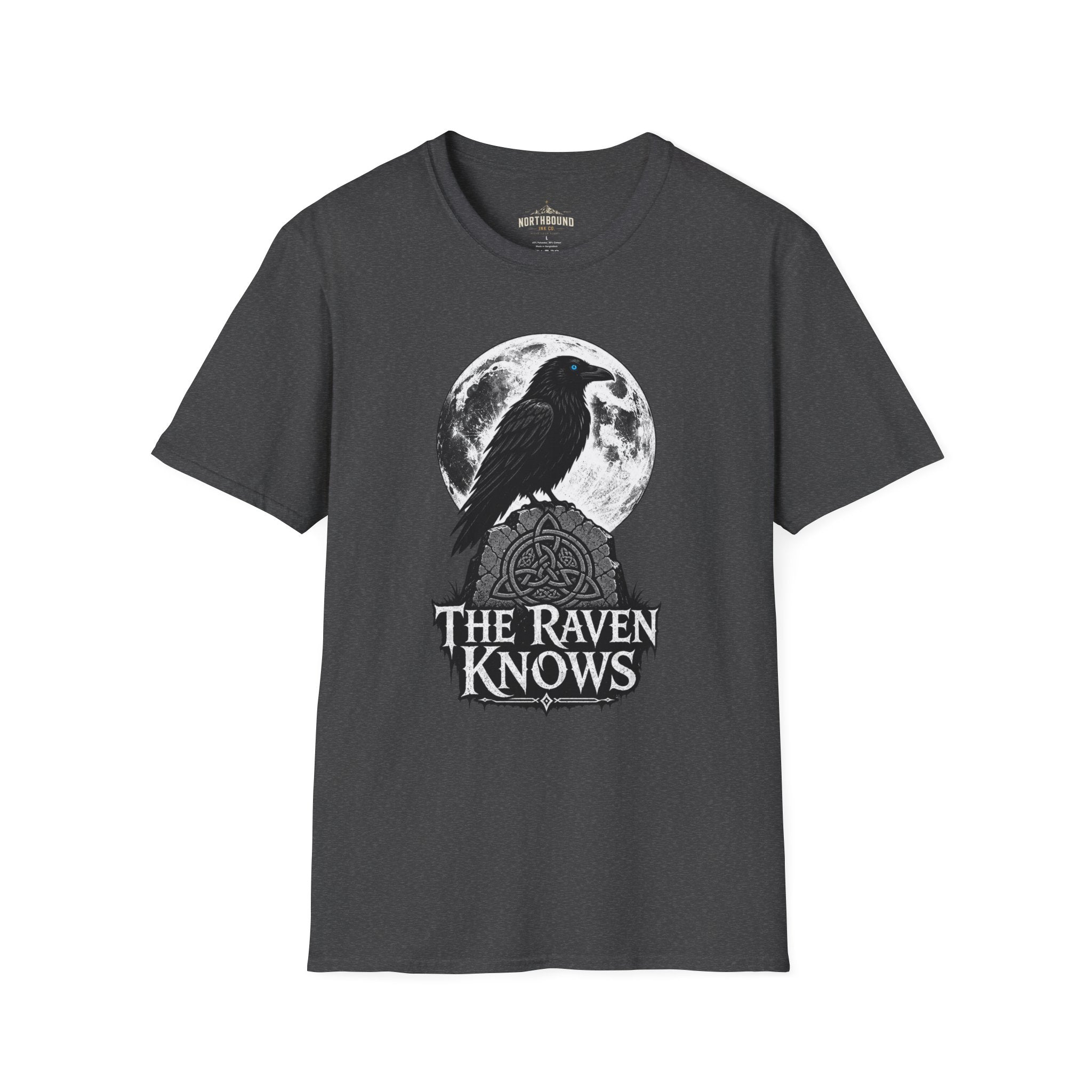 The Raven Knows T-Shirt — Gothic Moon Raven Tee