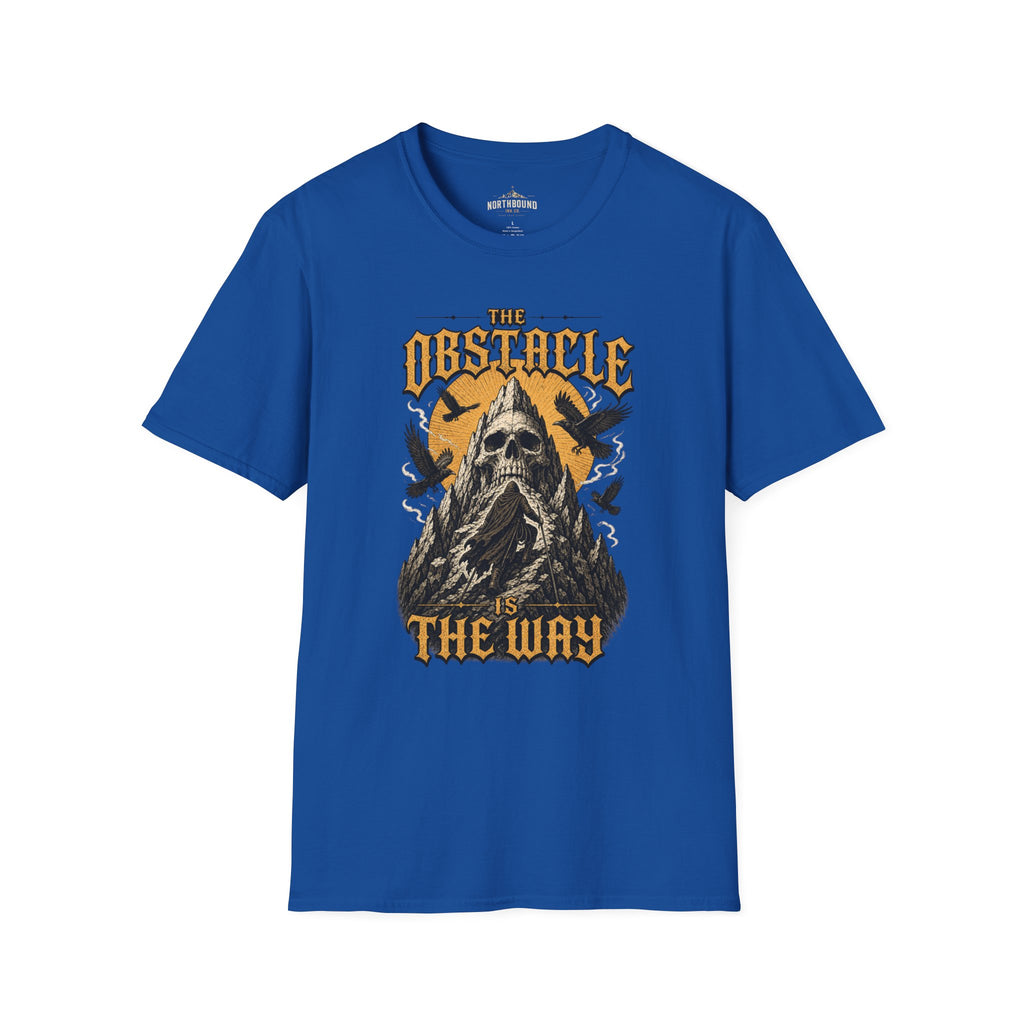Skull & Crows Tee — "The Obstacle the Way" Vintage Rock T-Shirt