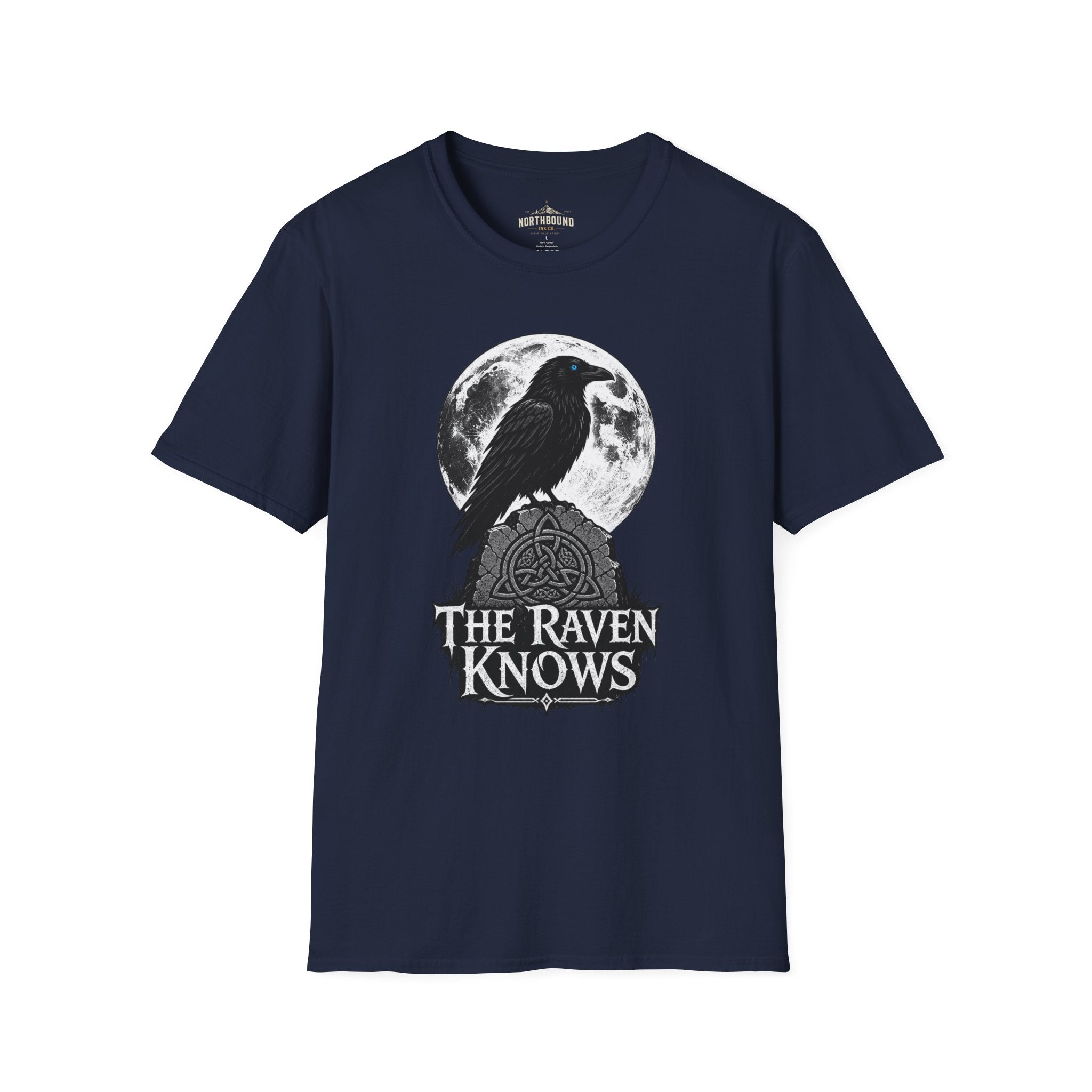 The Raven Knows T-Shirt — Gothic Moon Raven Tee