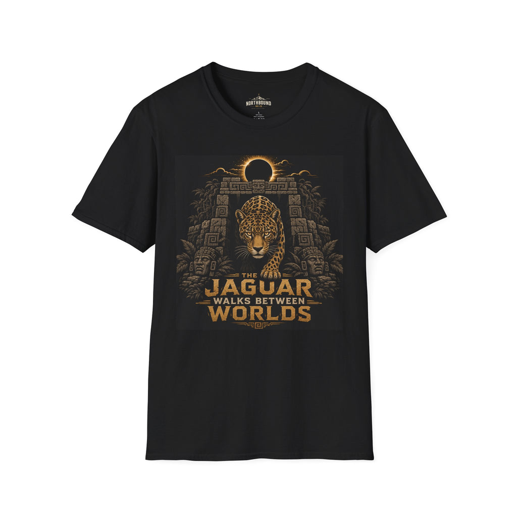Jaguar Walks Between Worlds T-Shirt