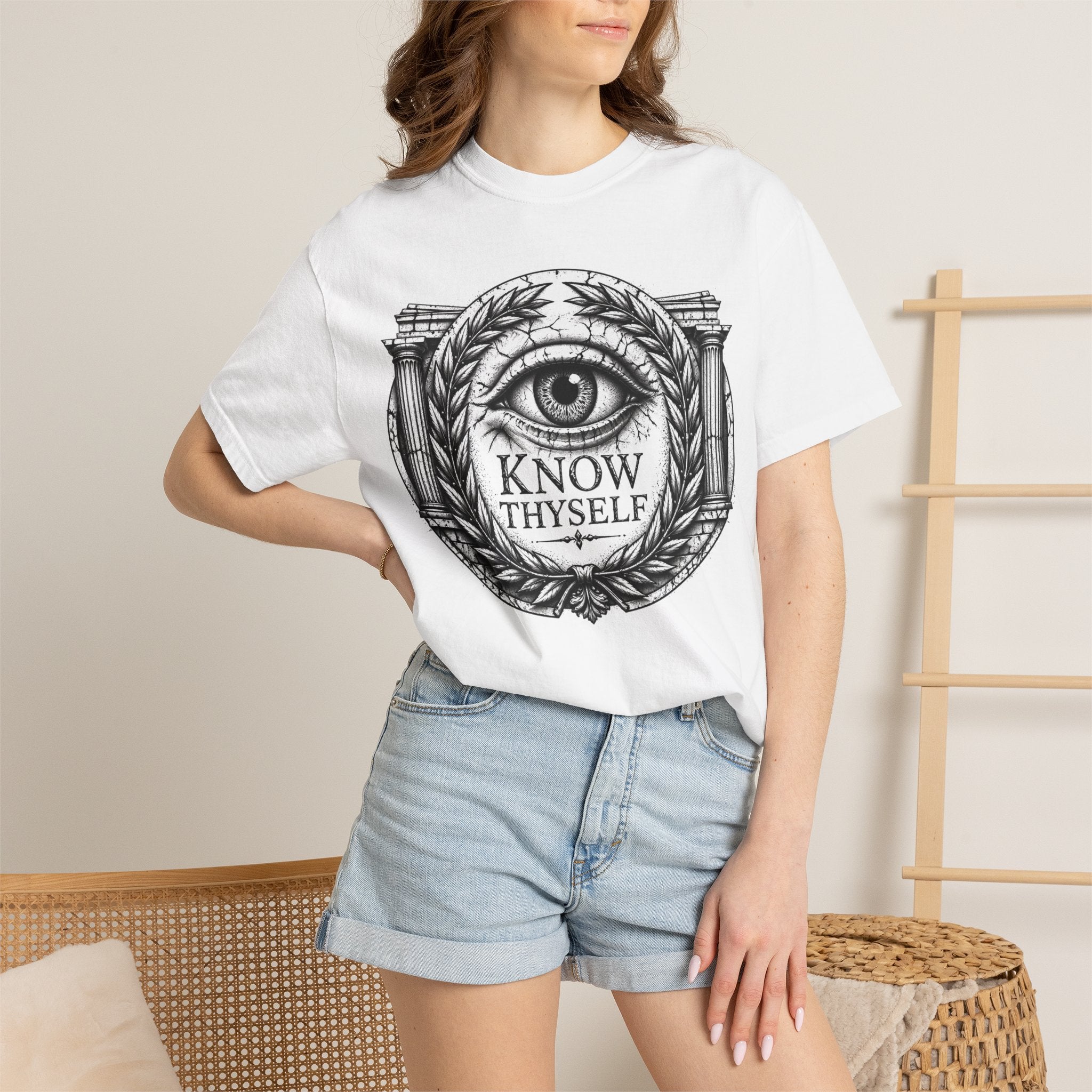 Know Thyself Eye T-Shirt — Vintage Masonic All-Seeing Eye Graphic Tee