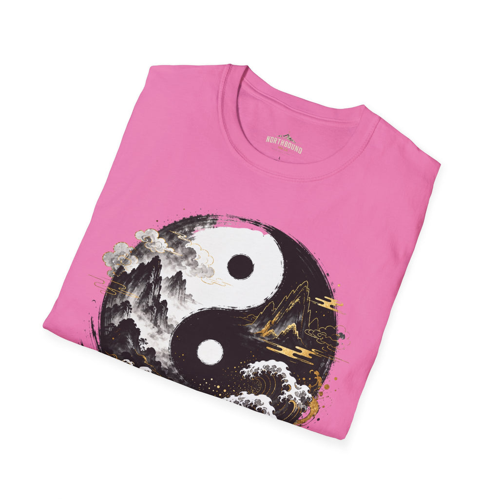 Yin Yang 'Seek Balance' Graphic T-Shirt