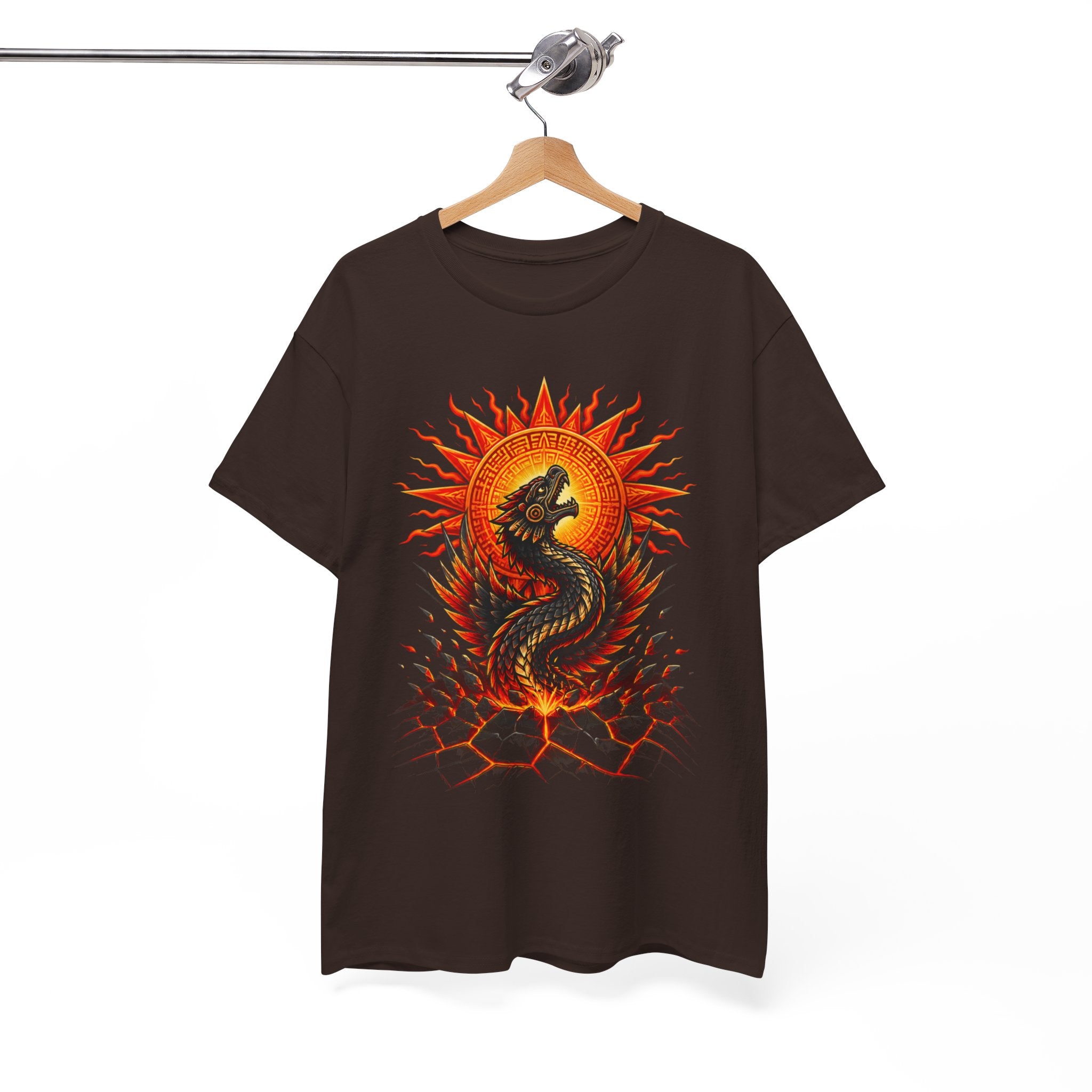 Dragon Sun T-Shirt — Fiery Serpent Graphic Tee