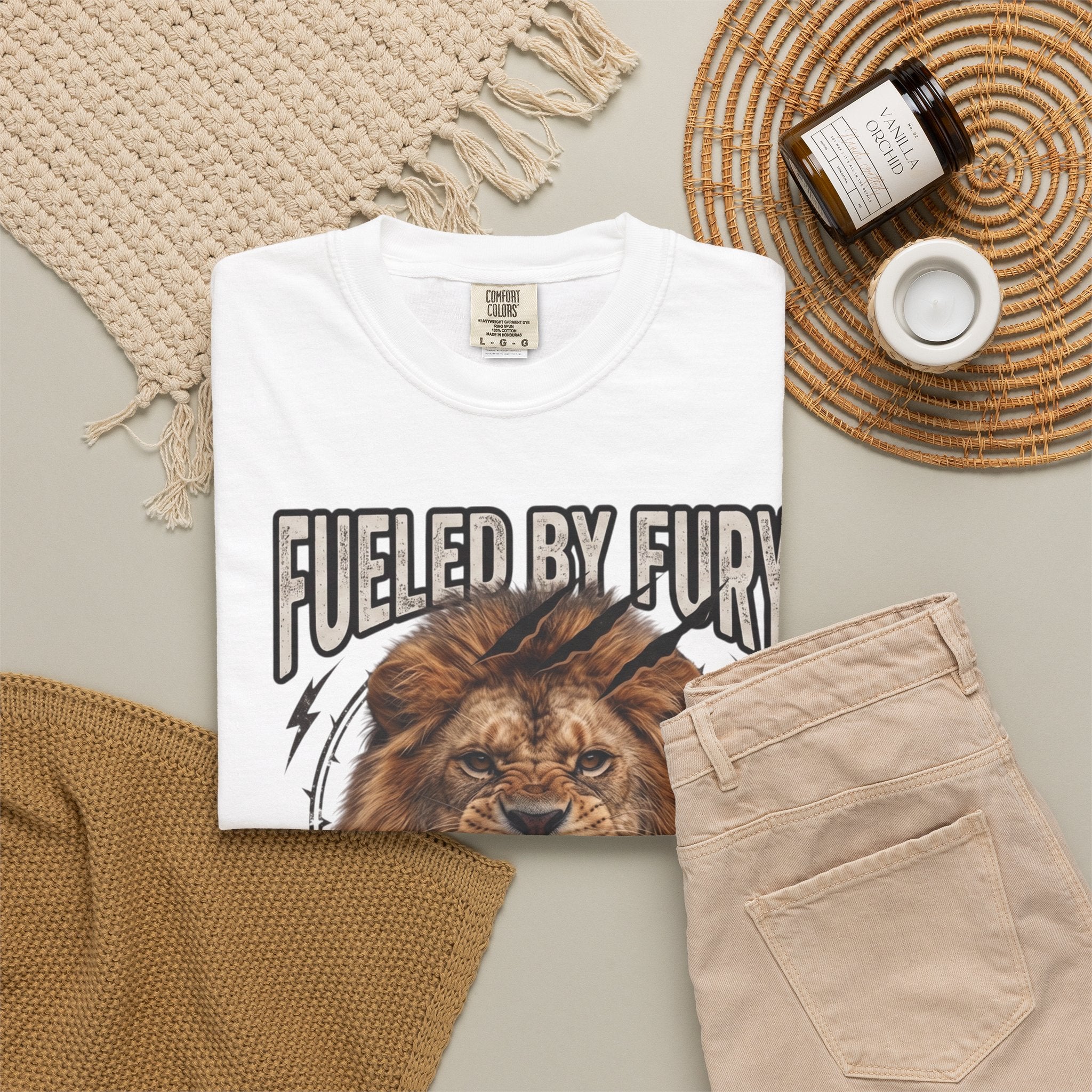 Fueled By Fury Lion T-Shirt