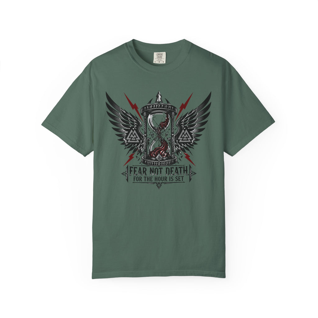 Fear Not Death Hourglass Graphic T-Shirt