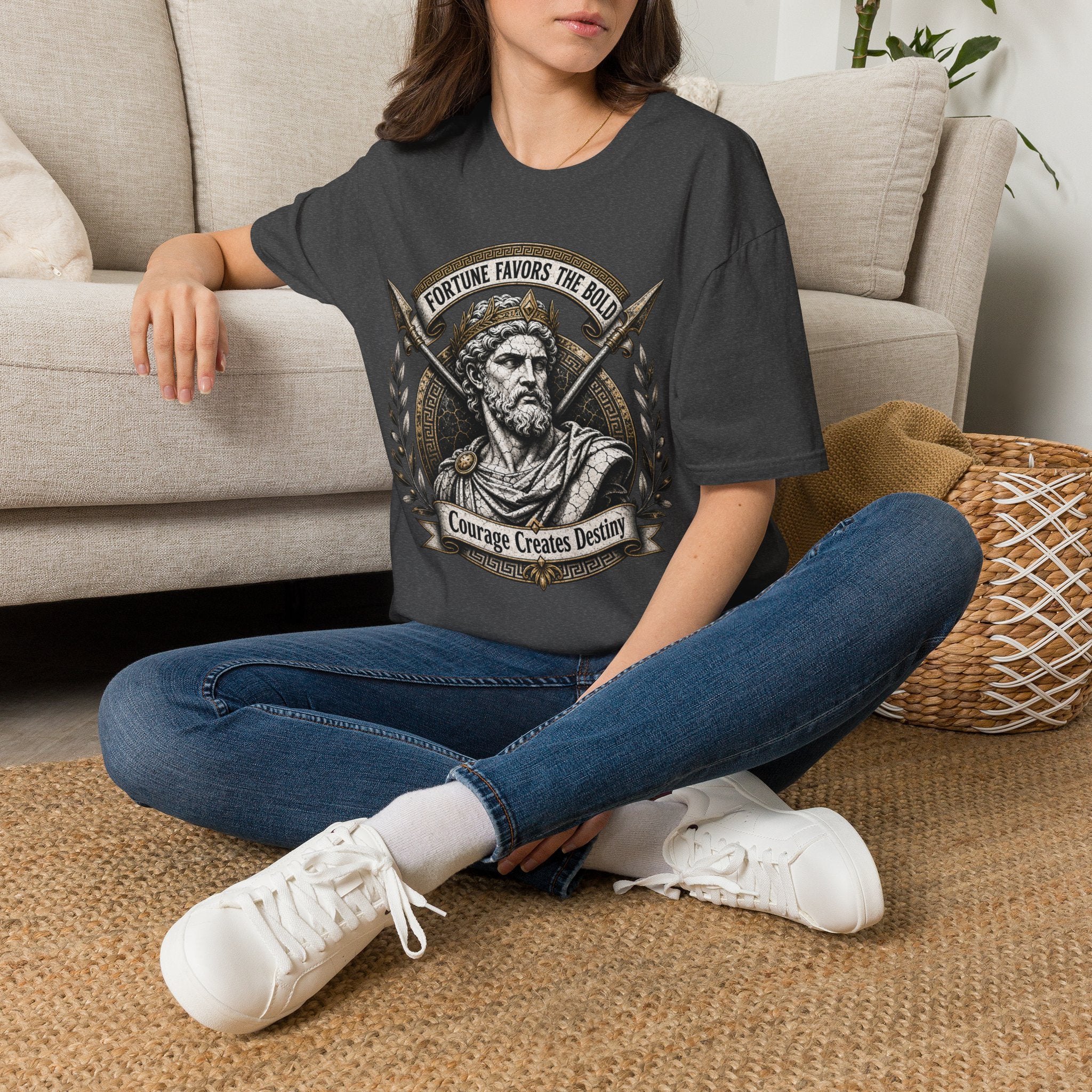 Fortune Favors The Bold T-Shirt — Viking/Norse Warrior Graphic Tee