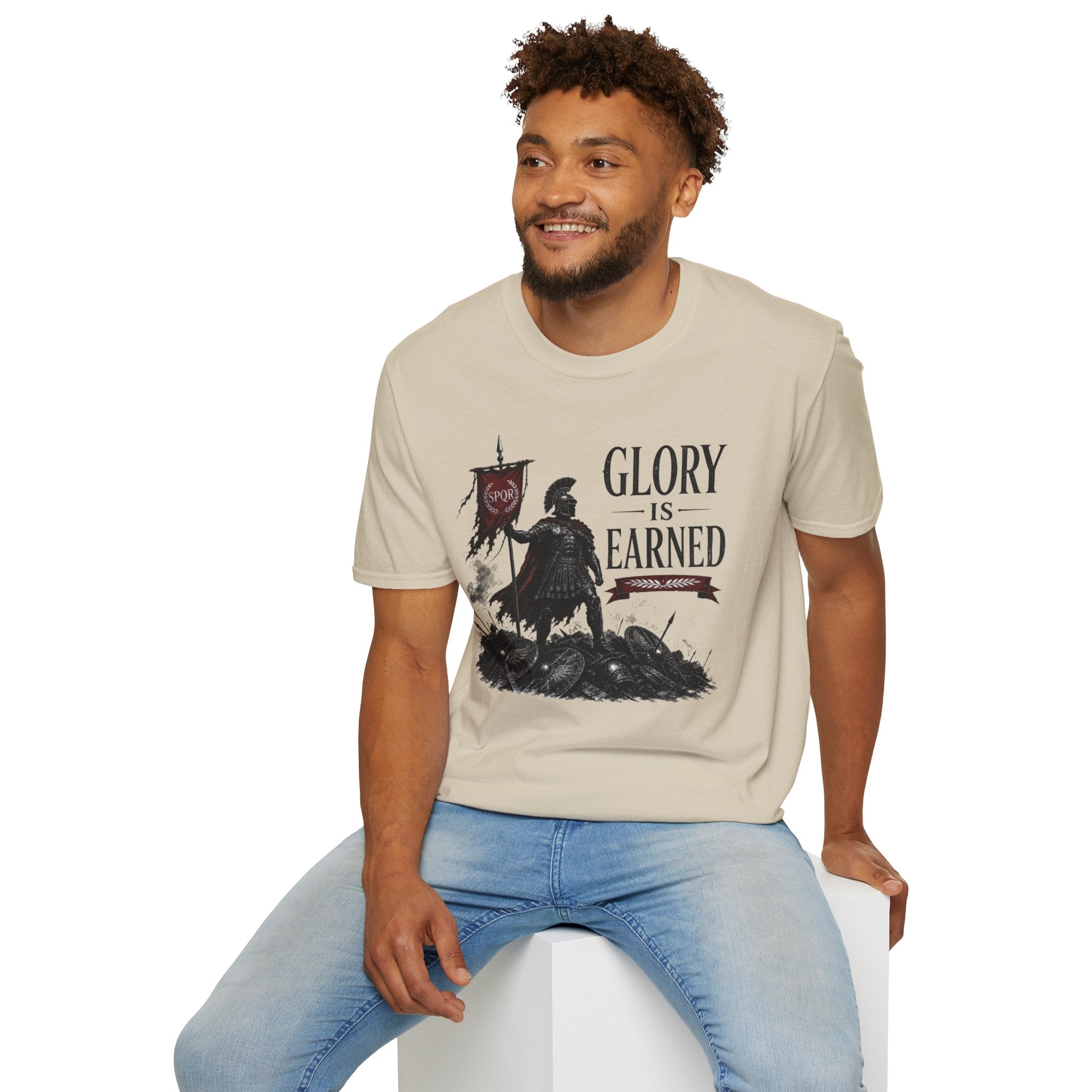 Glory Is Earned Spartan Warrior T-Shirt