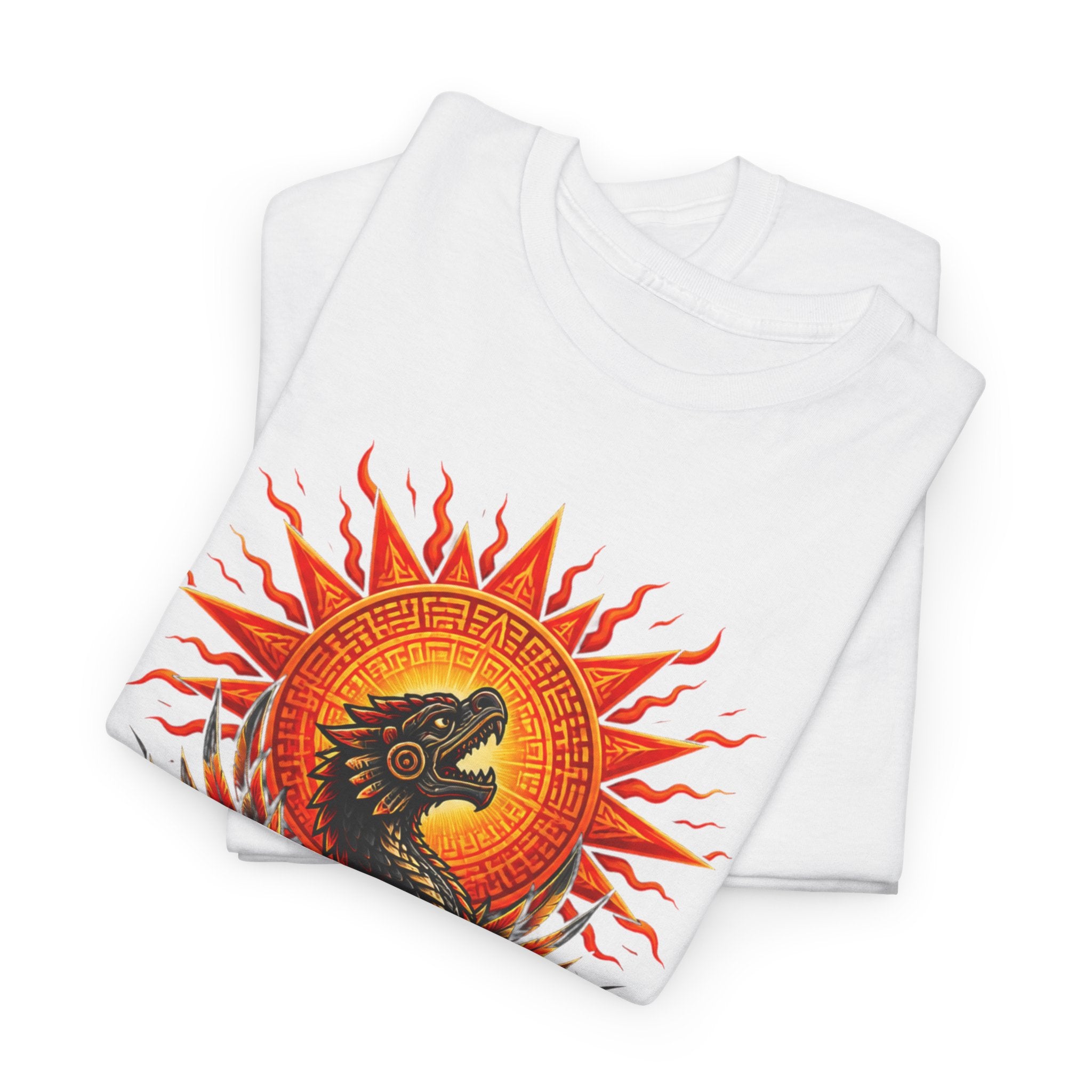 Dragon Sun T-Shirt — Fiery Serpent Graphic Tee