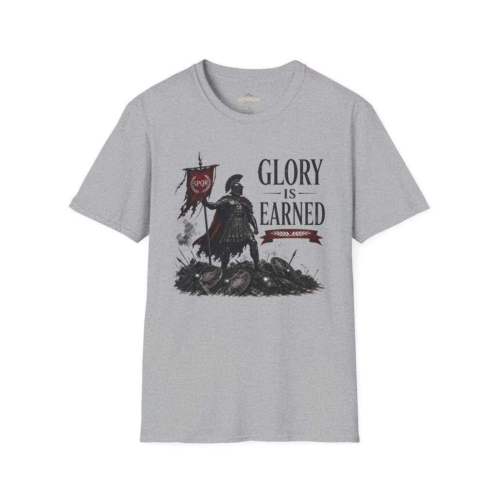 Glory Is Earned Spartan Warrior T-Shirt